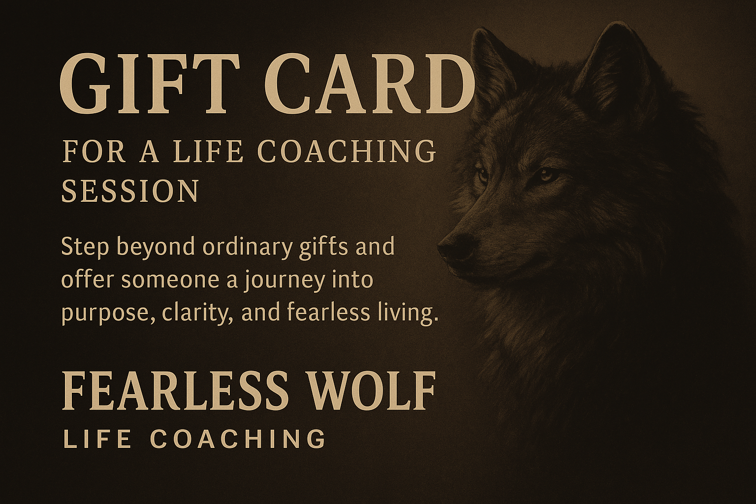 Gift a Transformation — Life Coaching Session Voucher