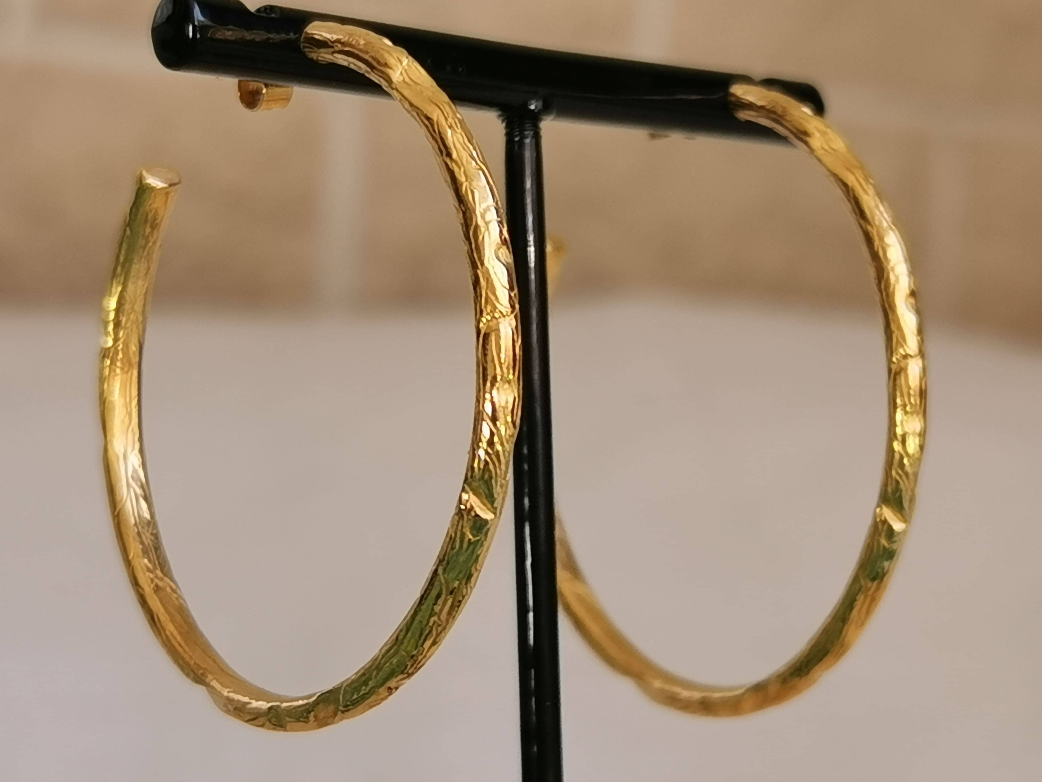 Créoles BRANCHE diamètre 4,5cm