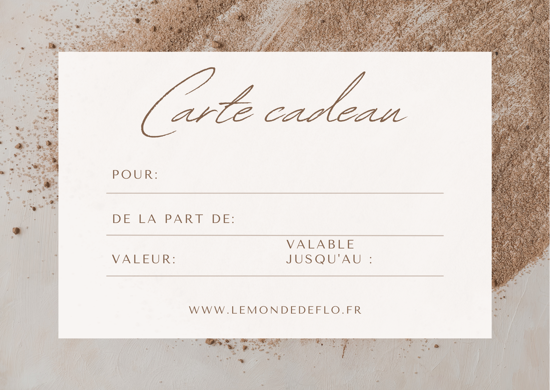 Carte cadeau