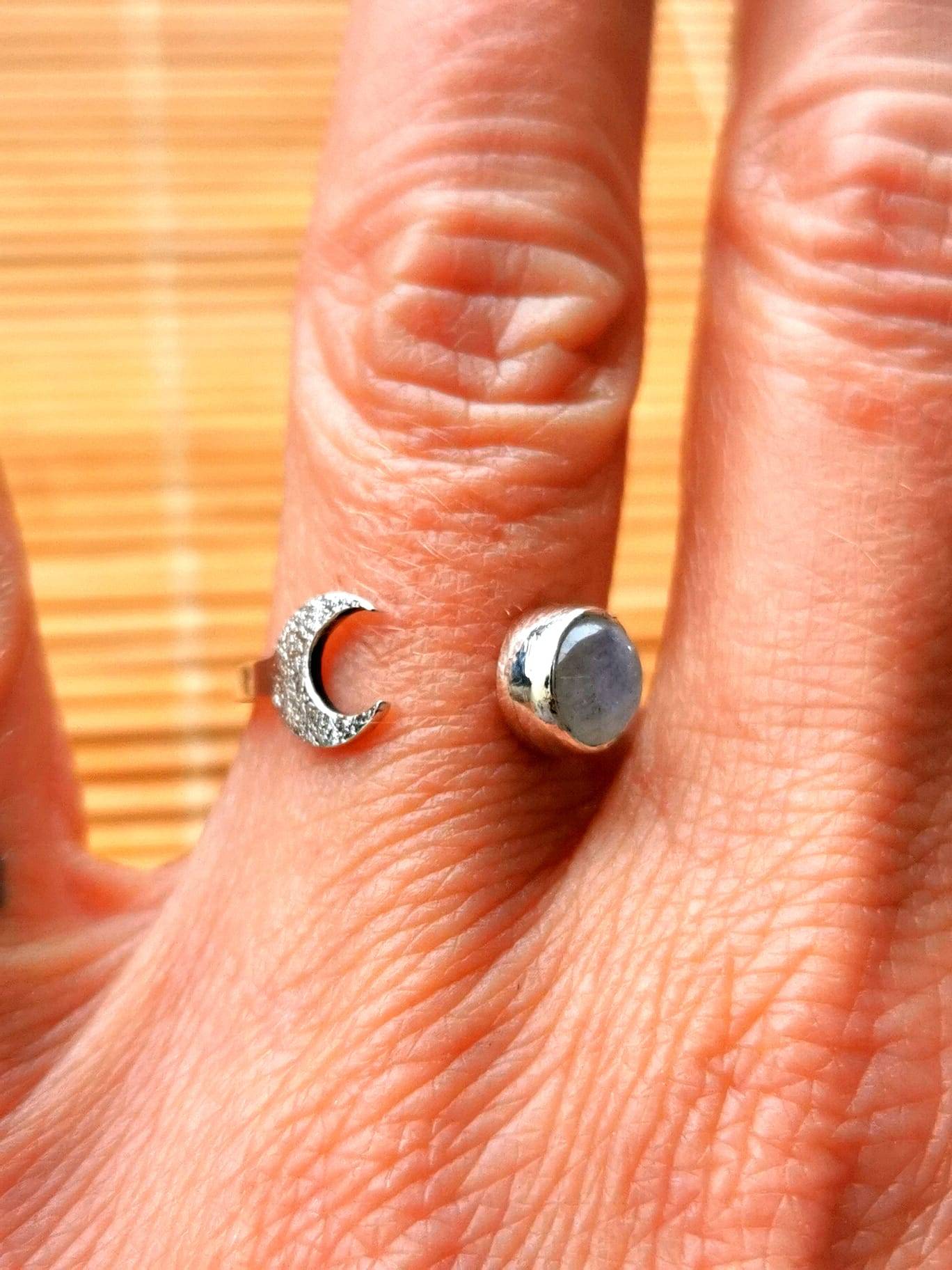 Bague ajustable FLEUR DE LUNE