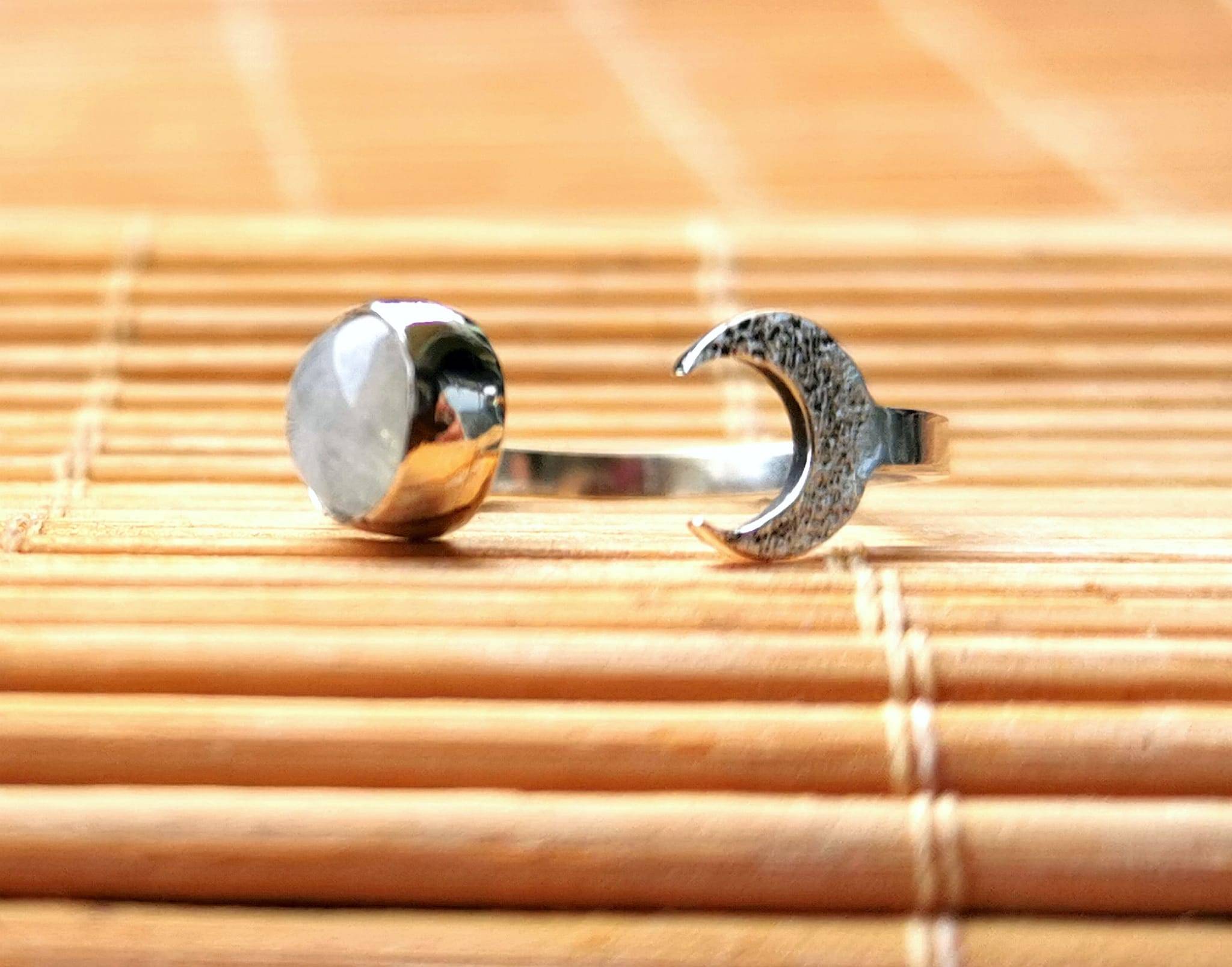 Bague ajustable FLEUR DE LUNE