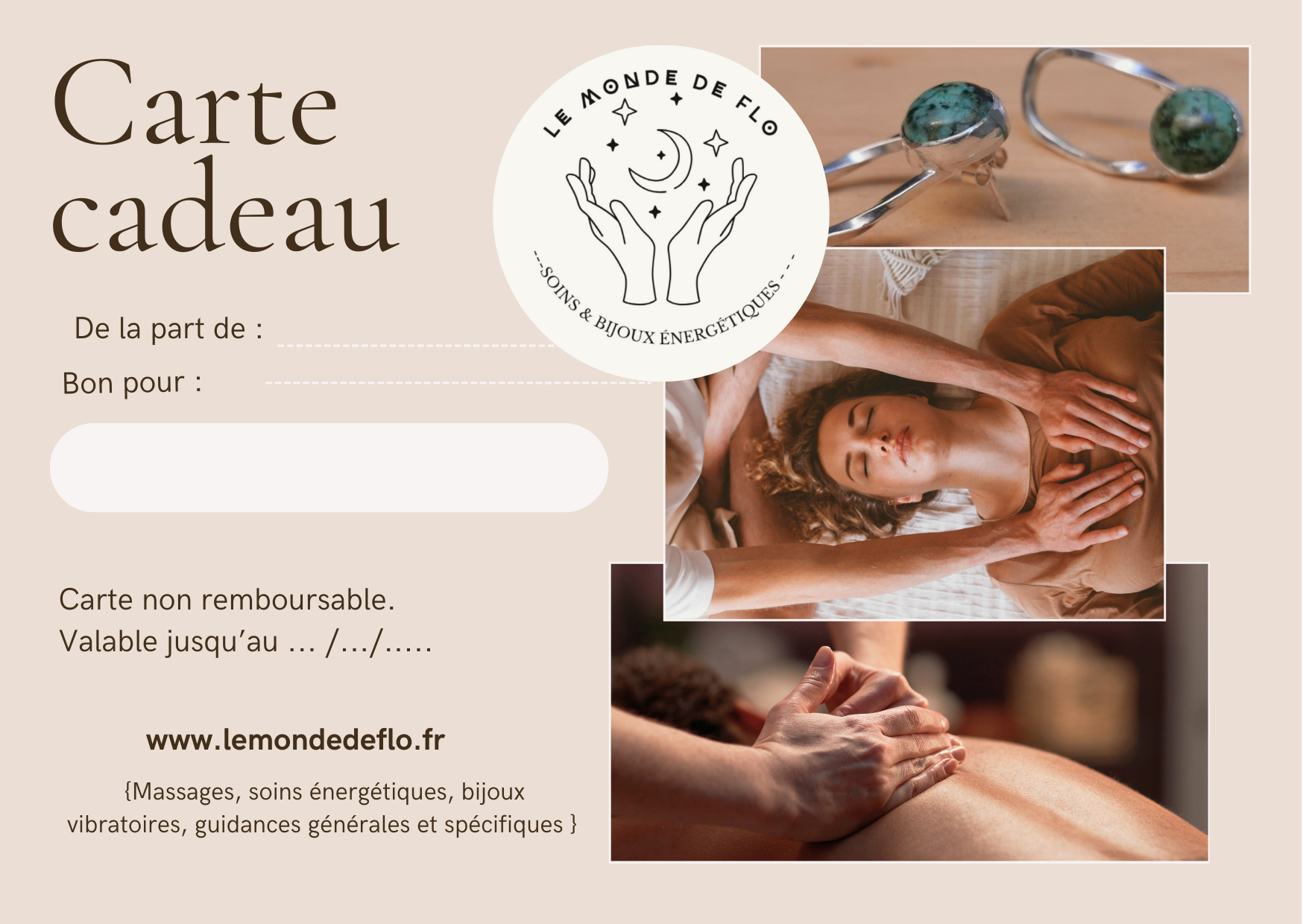 Carte cadeau bien-être