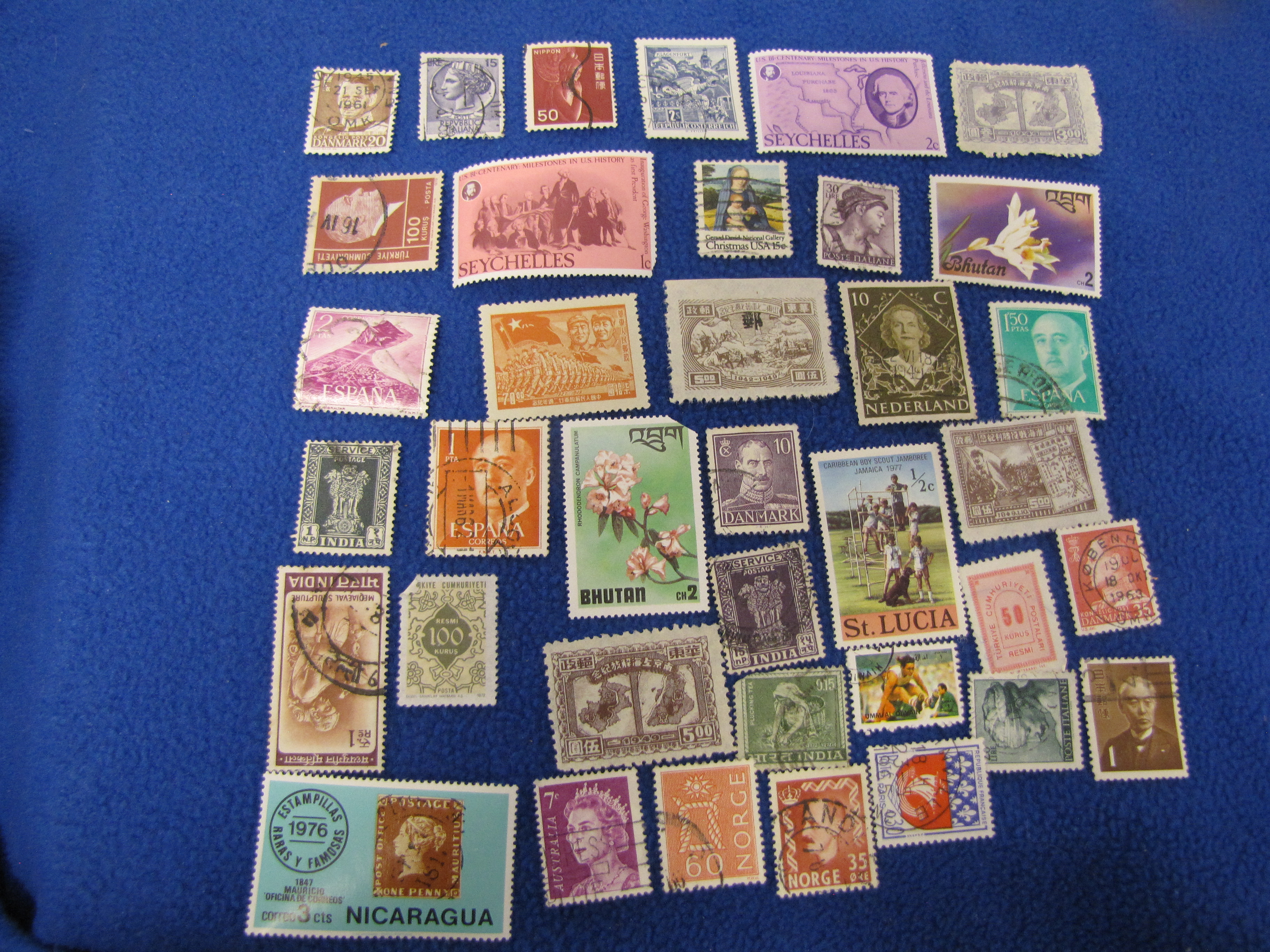 Collection of U.S. and World Stamps