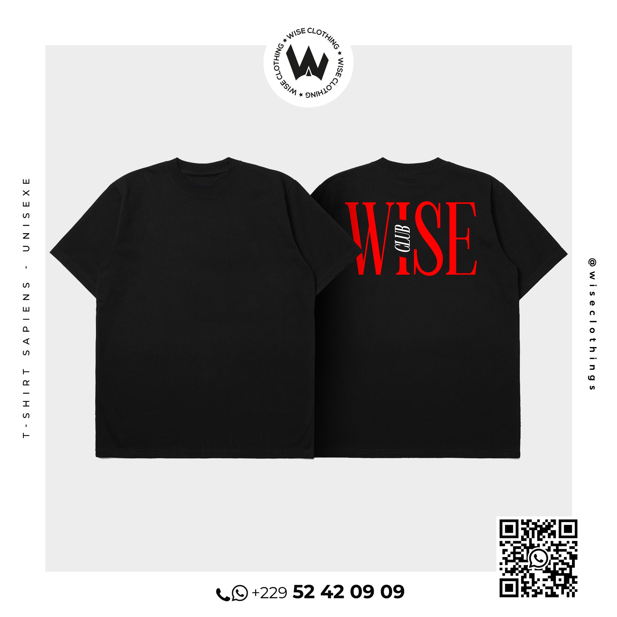 T-shirt WISE Club -  Oversize
