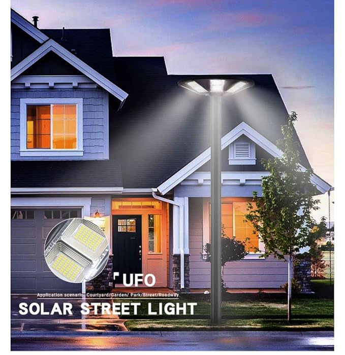 SOLAR 8 WINDOW UFO LIGHT