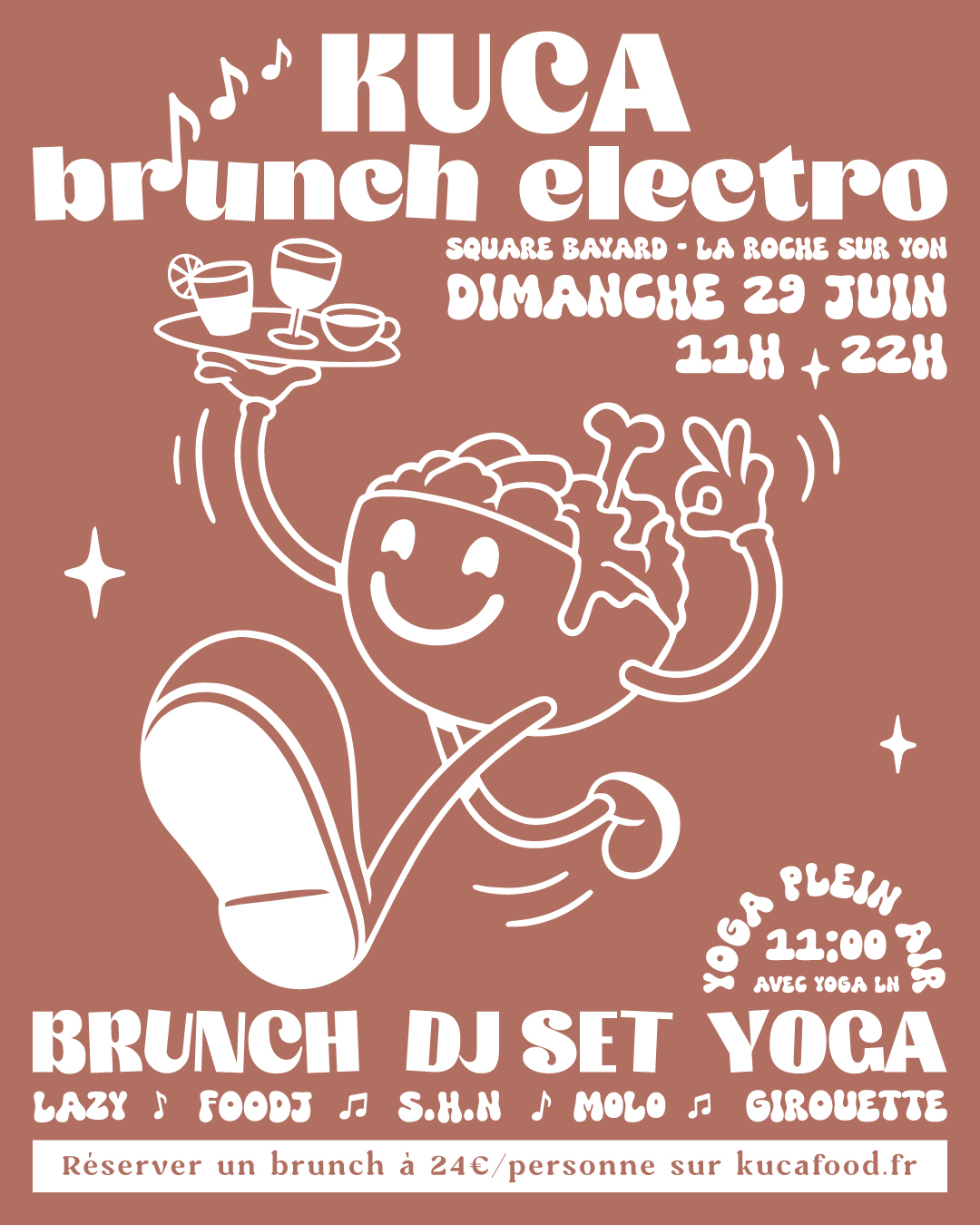 MENU BRUNCH ELECTRO KUCA 🥑🎶