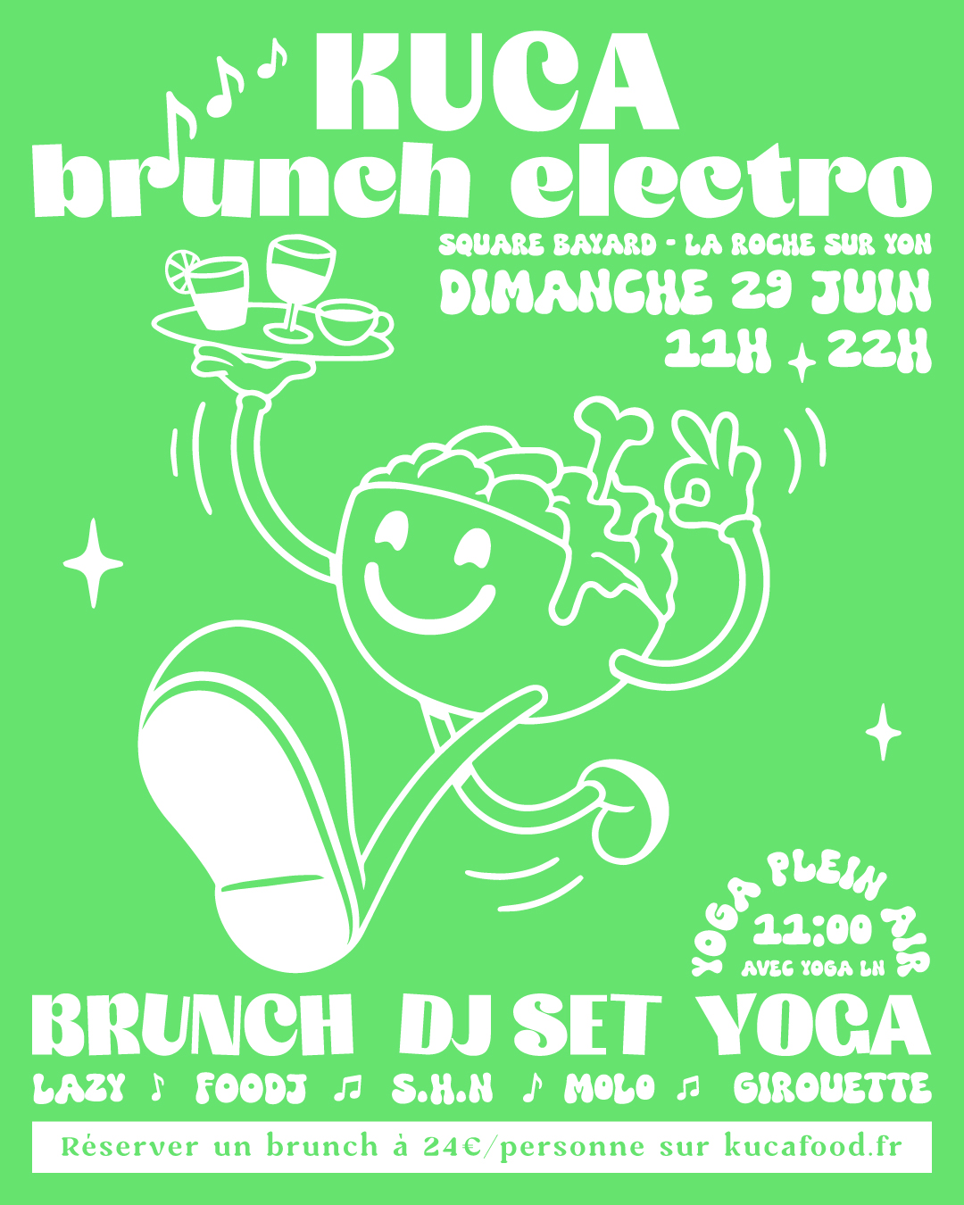 MENU BRUNCH ELECTRO KUCA 🥑🎶