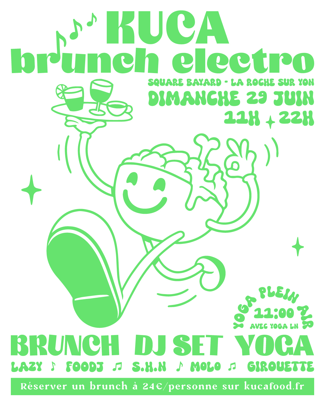 MENU BRUNCH ELECTRO KUCA 🥑🎶