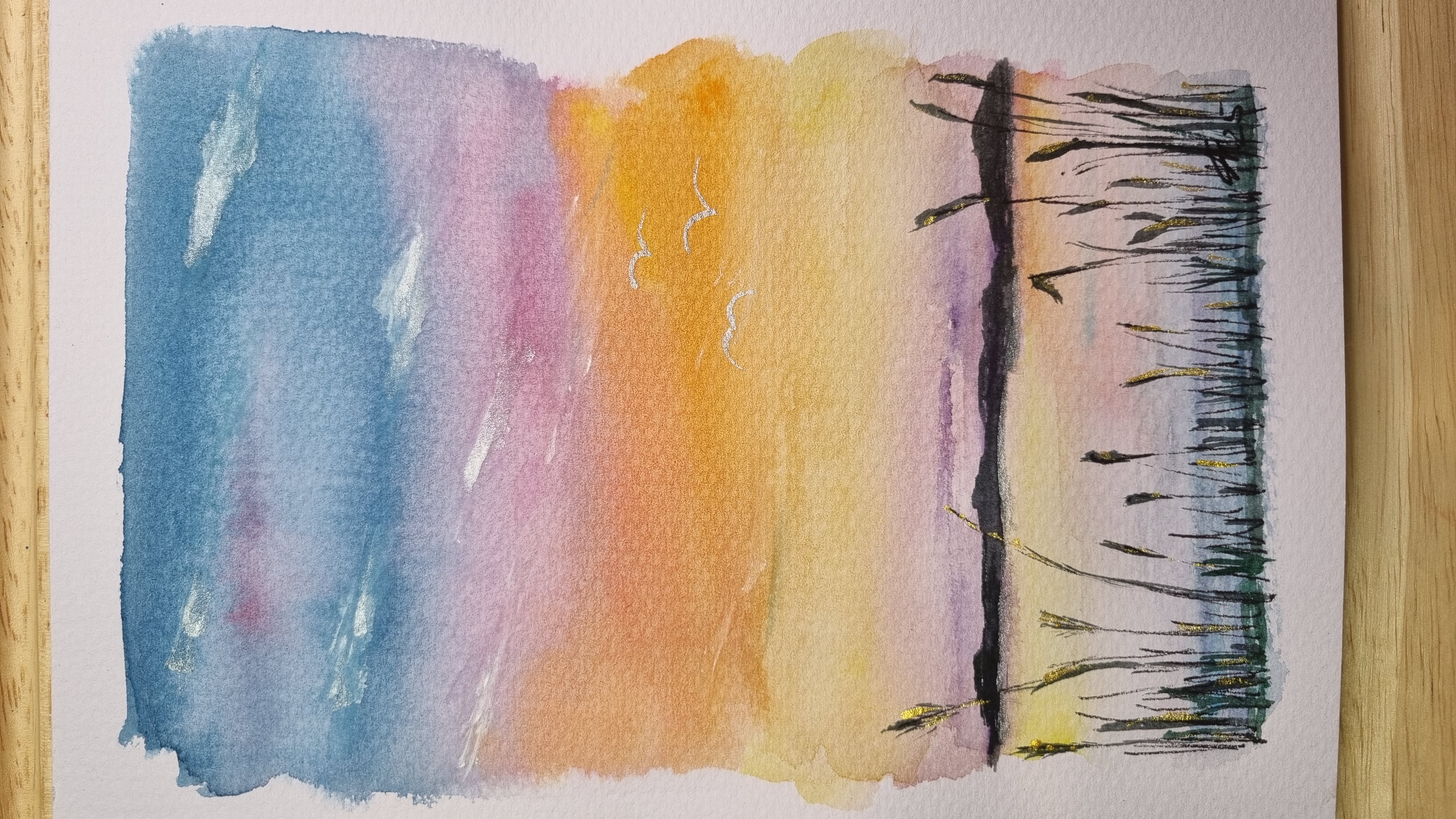 EASY LANDSCAPE - Beginner Watercolour Class