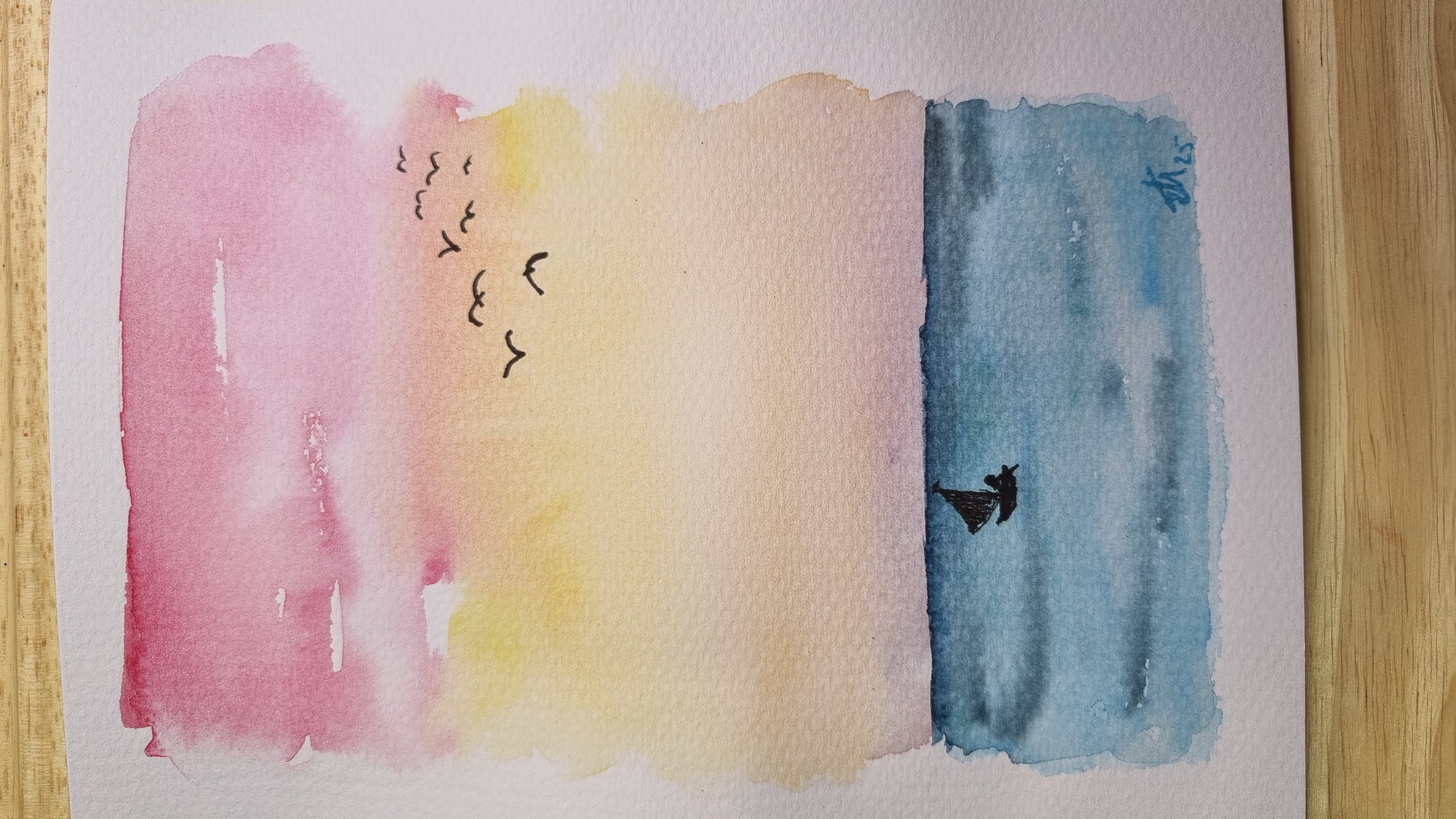 EASY LANDSCAPE - Beginner Watercolour Class