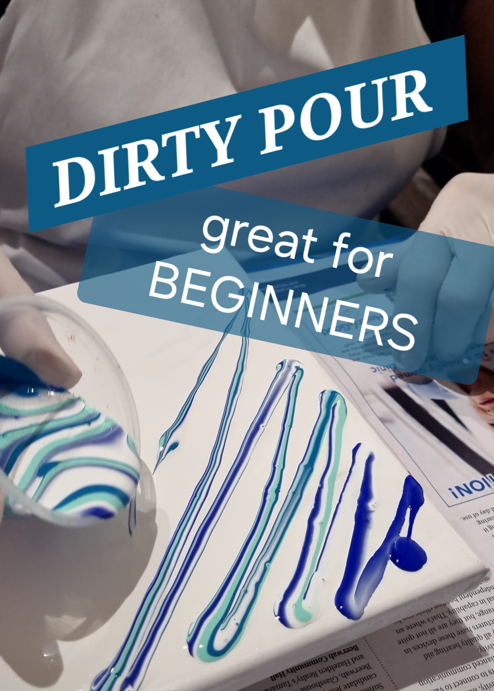 ACRYLIC POURING - 1 hour  Intro