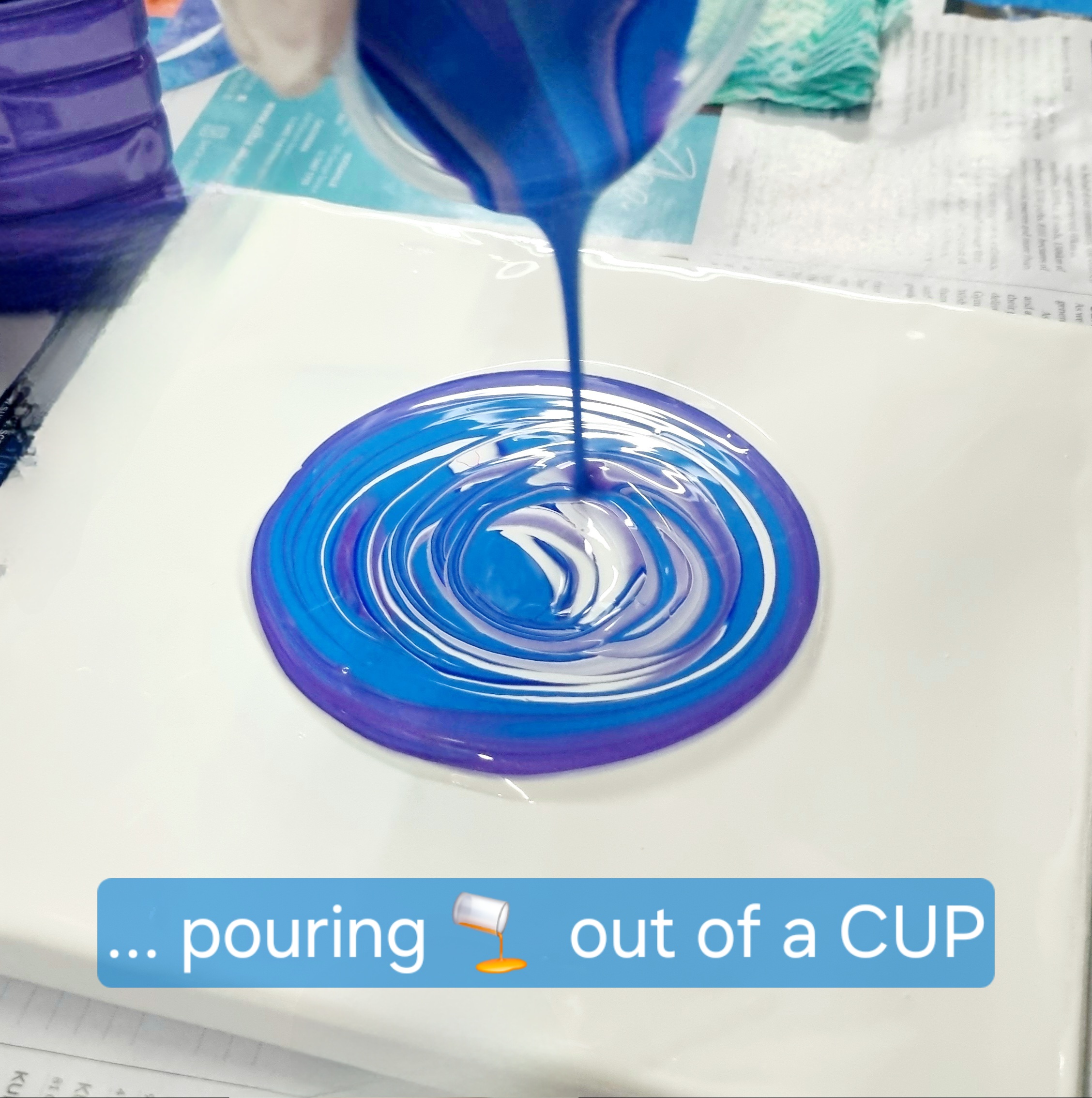 ACRYLIC POURING - 1 hour  Intro