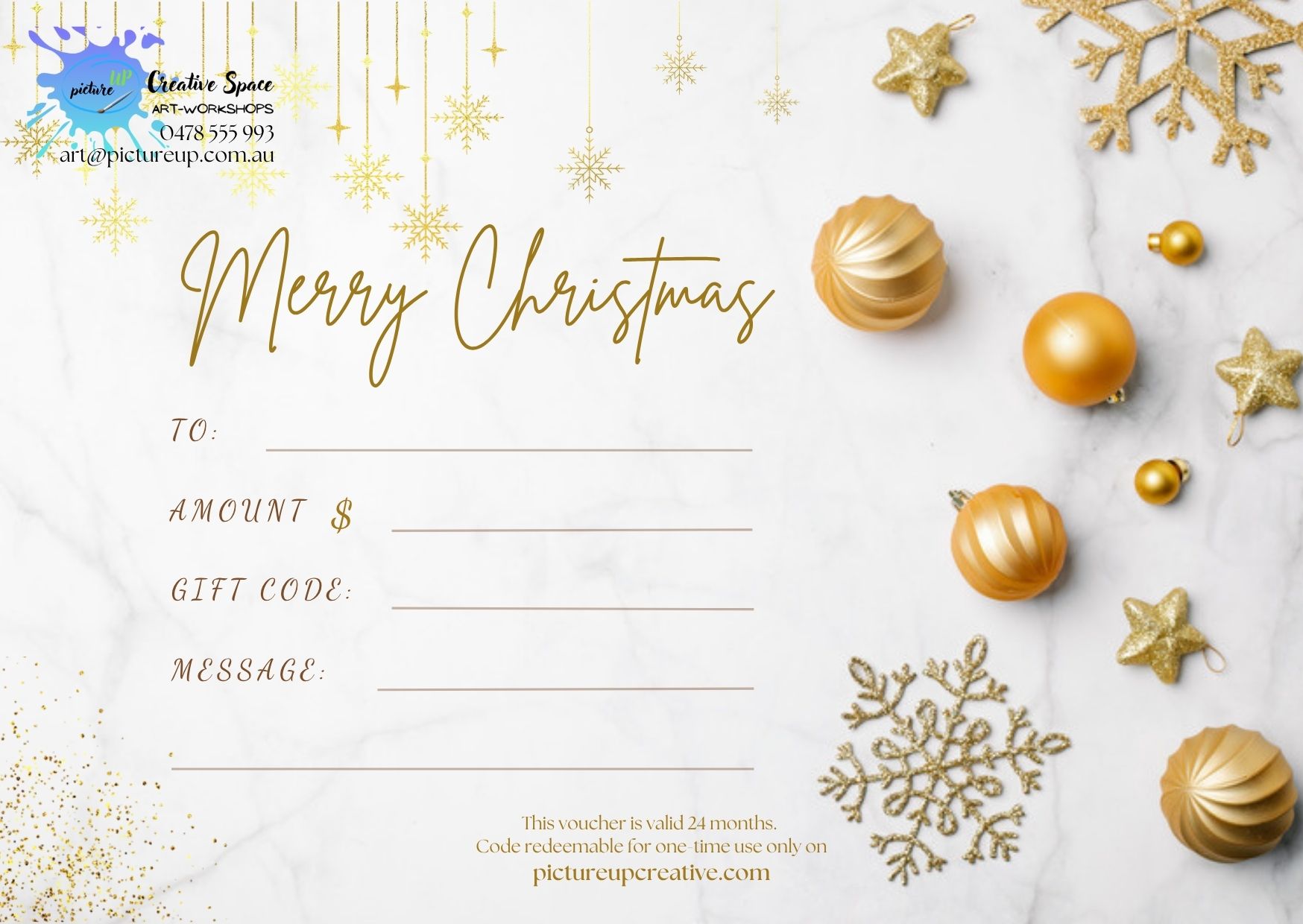 Gift Vouchers - from $50 - $85