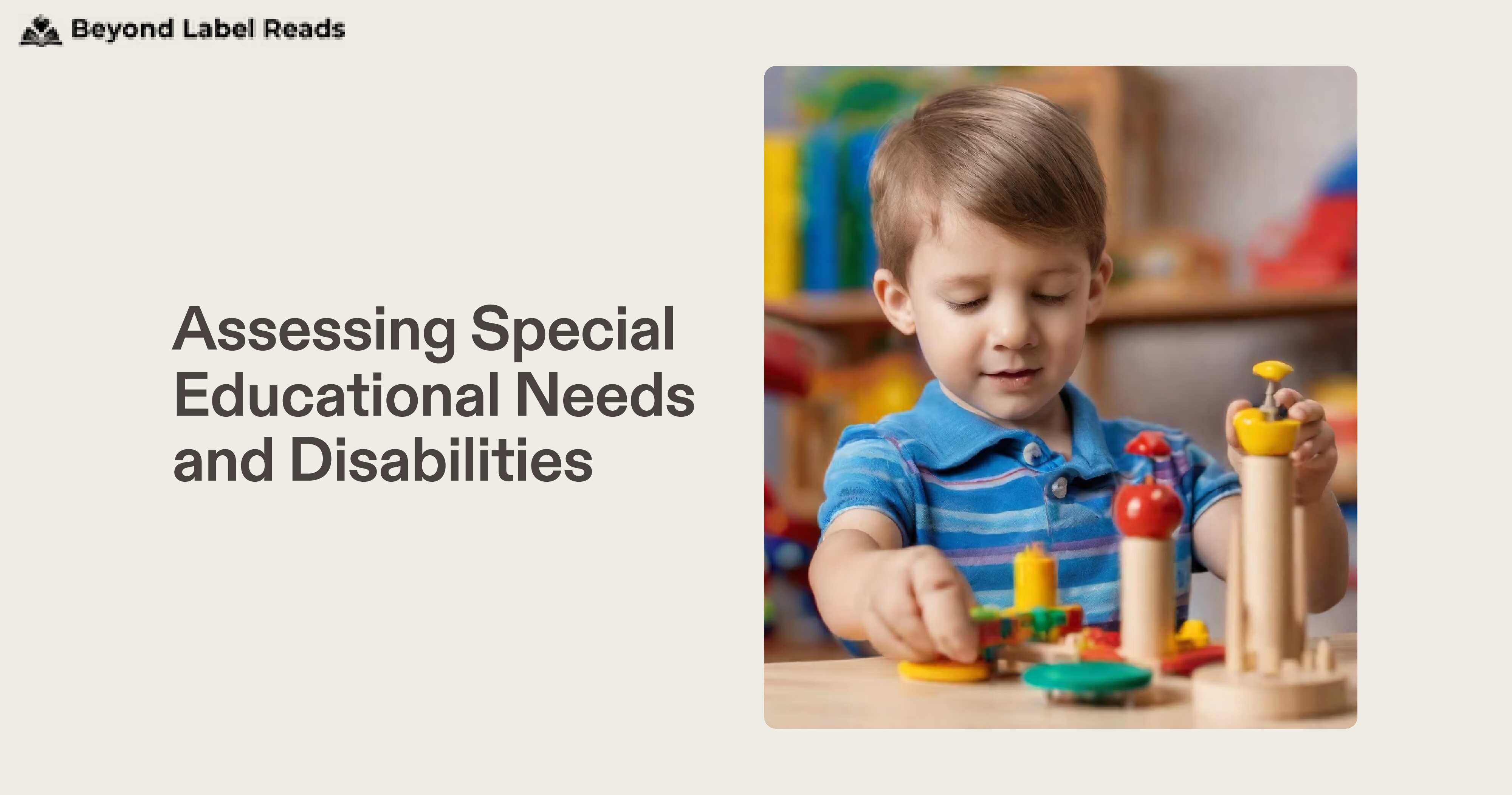 Assessing Special Educational Needs and Disabilities