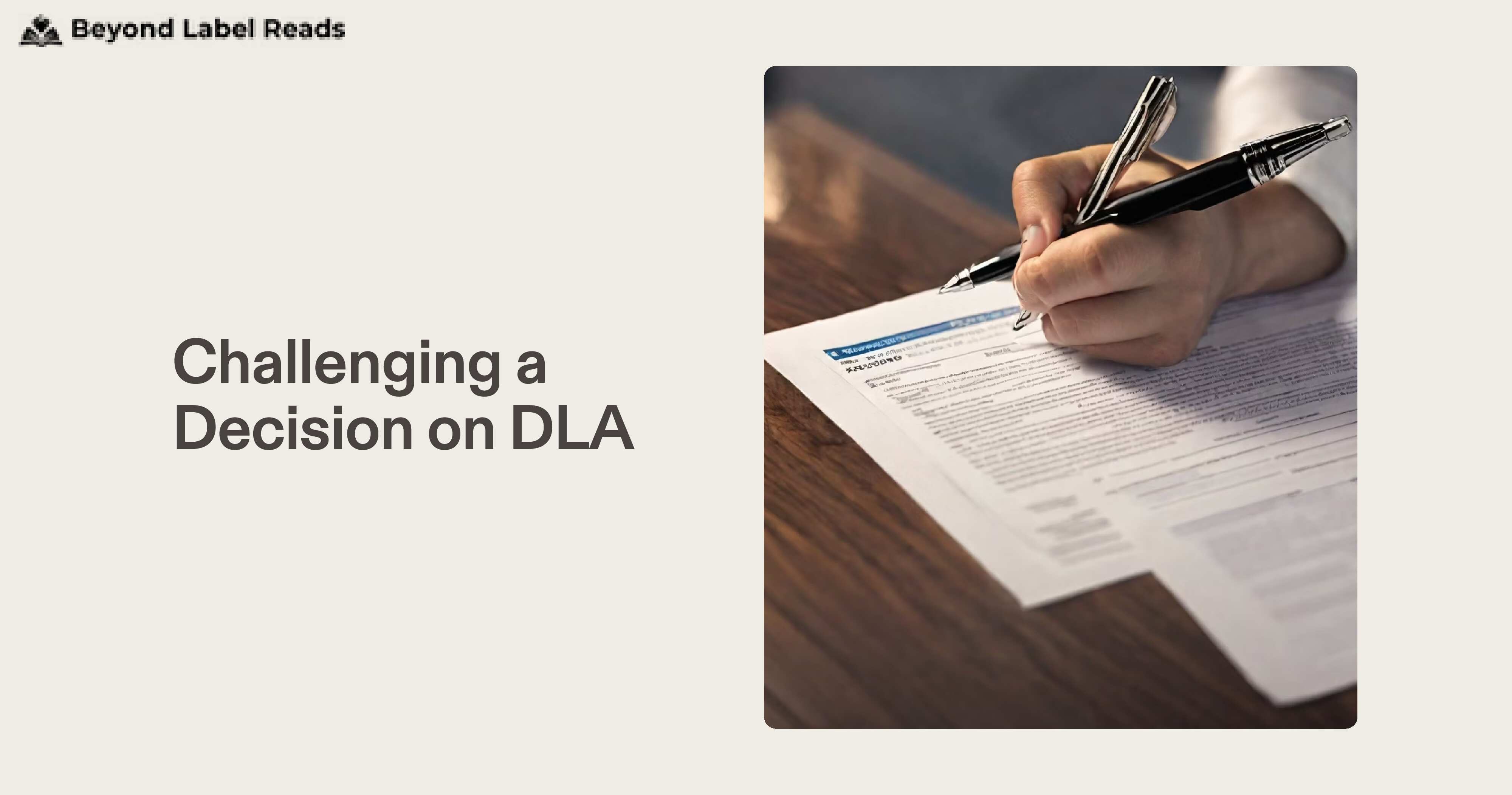 Challenging a Decision on DLA