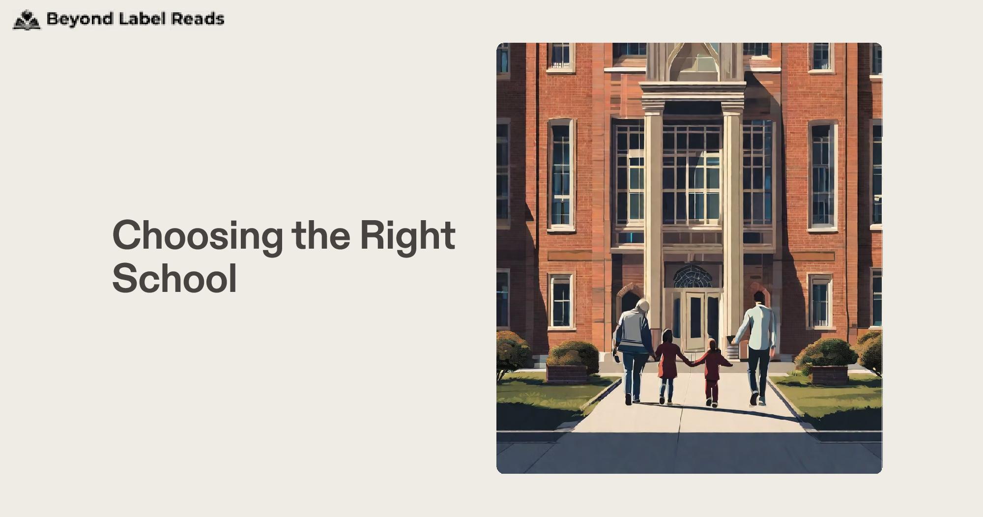 Choosing the Right School
