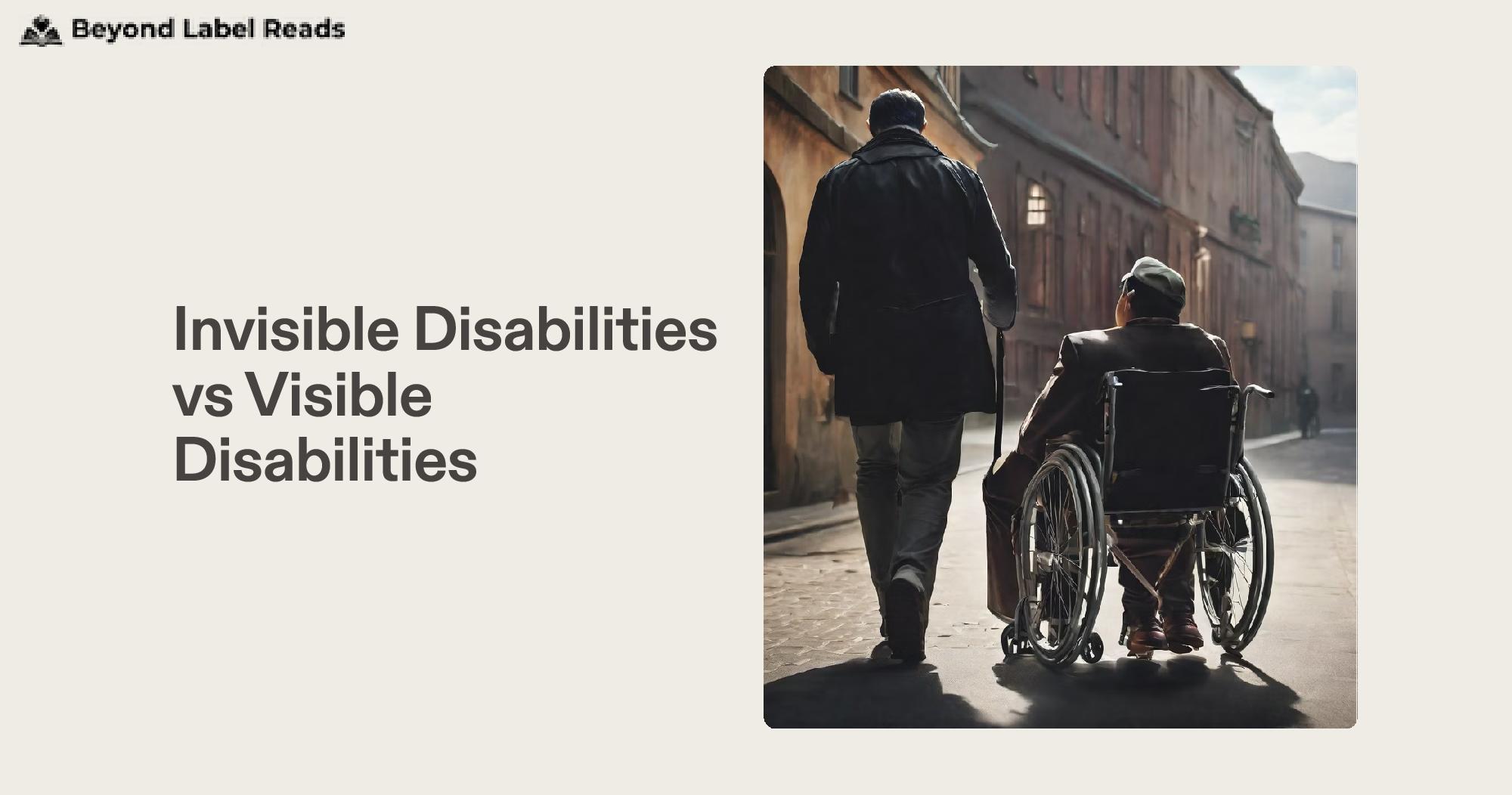 Invisible Disabilities vs Visible Disabilities