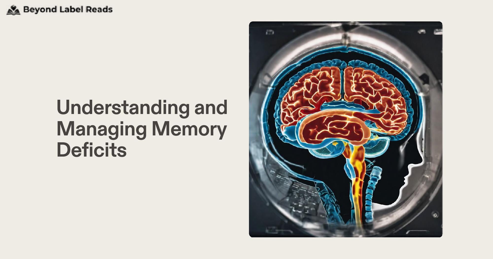 Understanding and Managing Memory Deficits