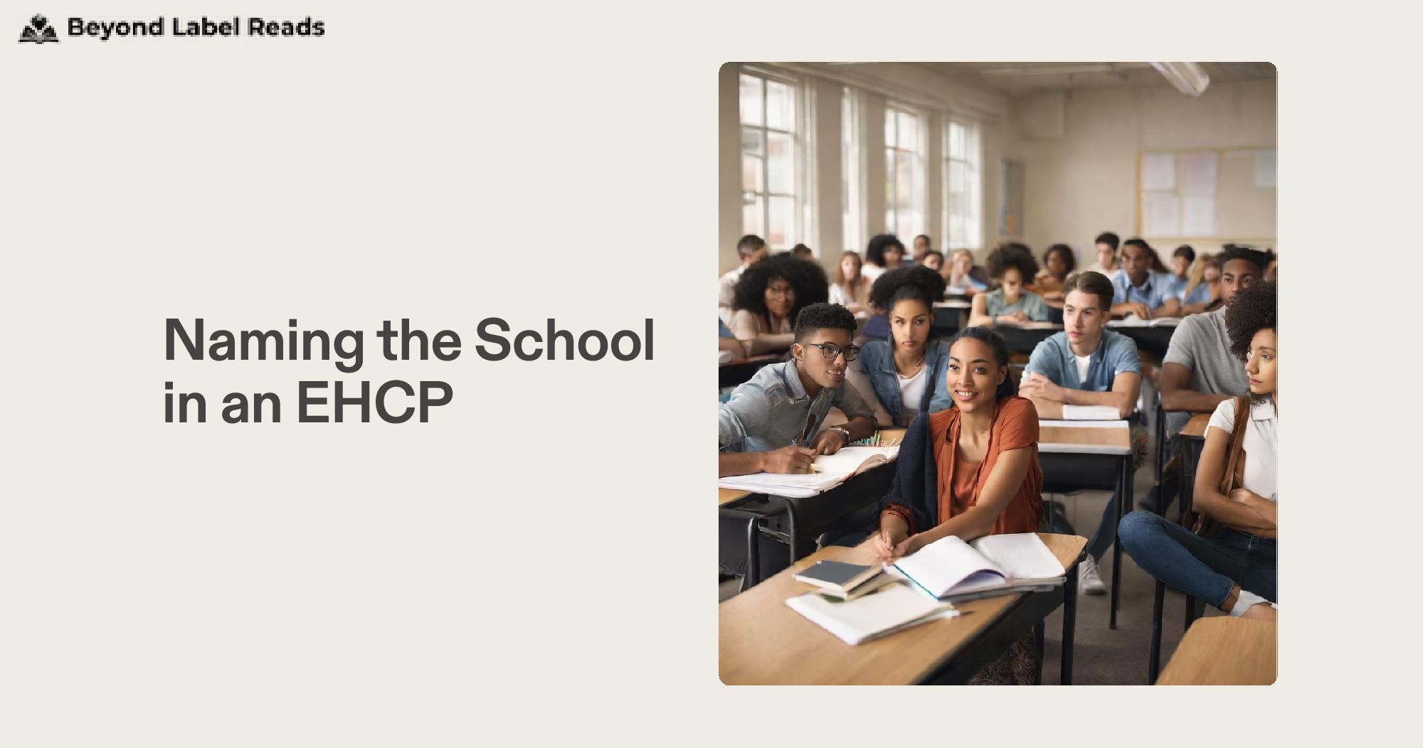 Naming the School in an EHCP