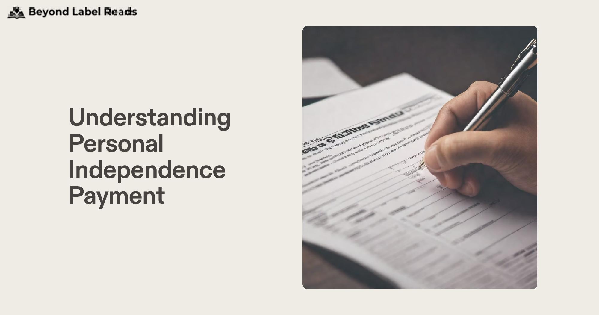 Understanding Personal Independence Payment