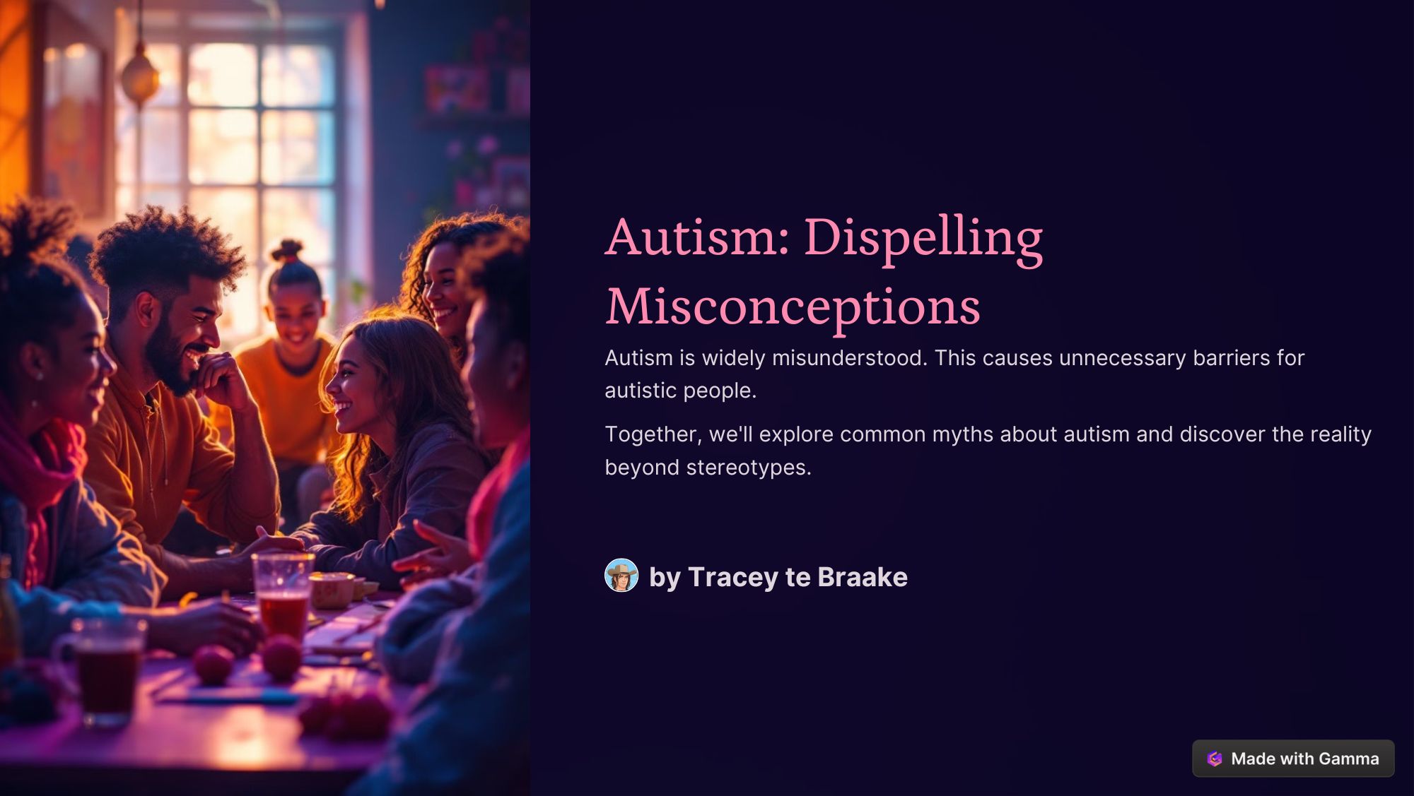 Autism: Dispelling Misconceptions