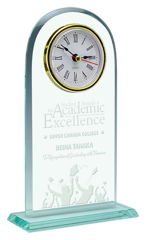 Meadowbrook Glass Clock 