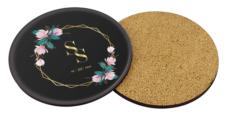 Coaster Round Sub MDF w/Cork