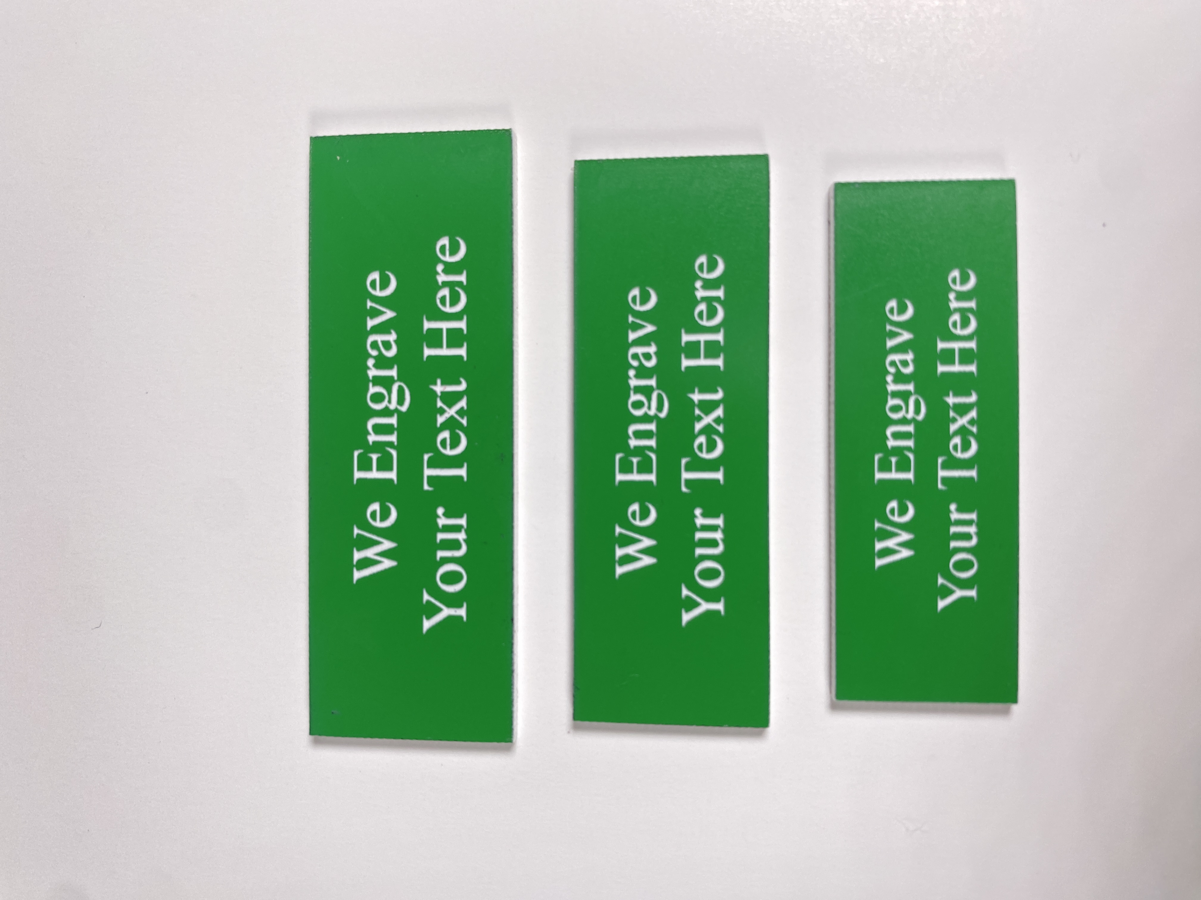Green Lamacoid Tags