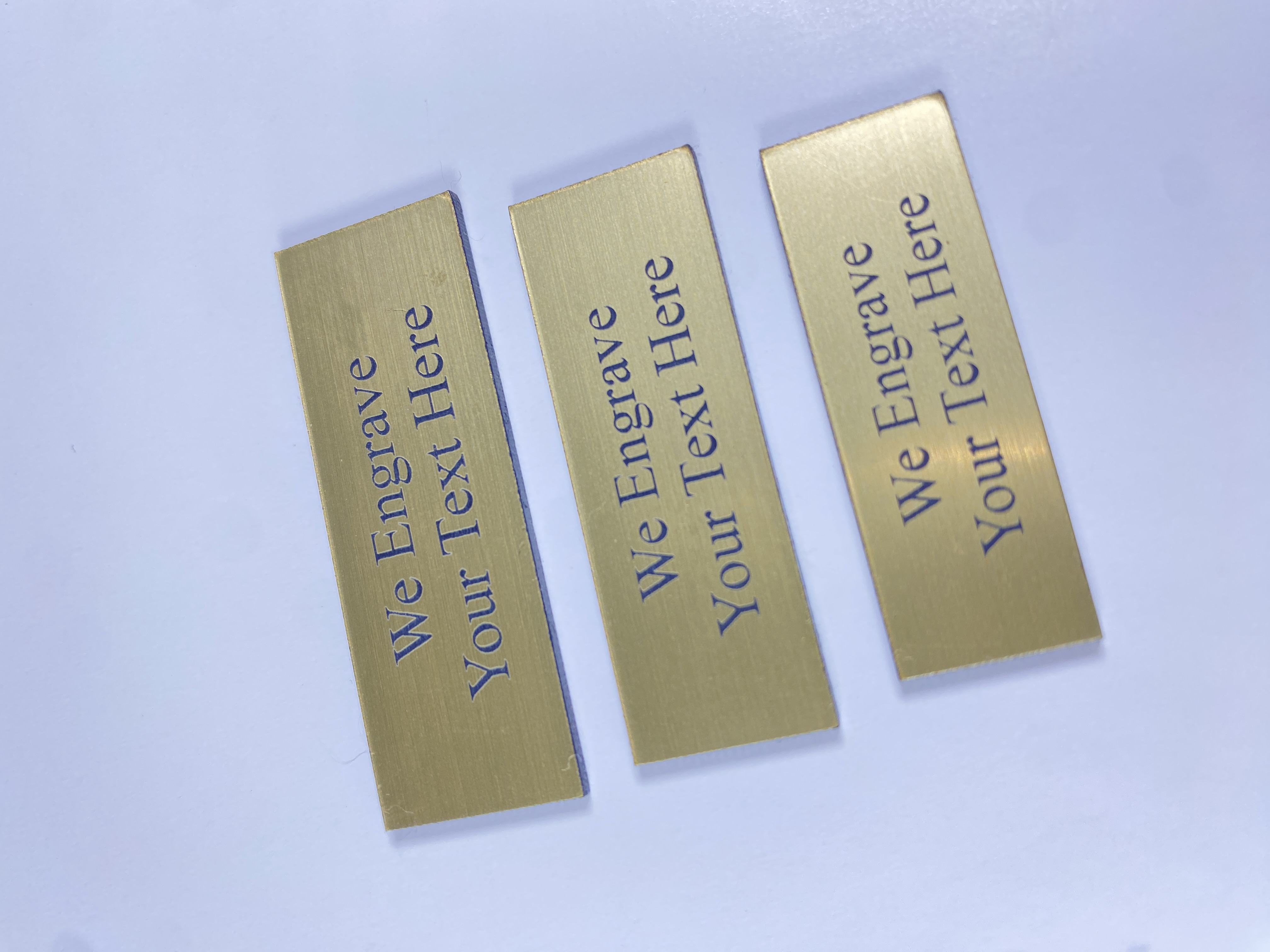 Bronze Lamacoid Tags