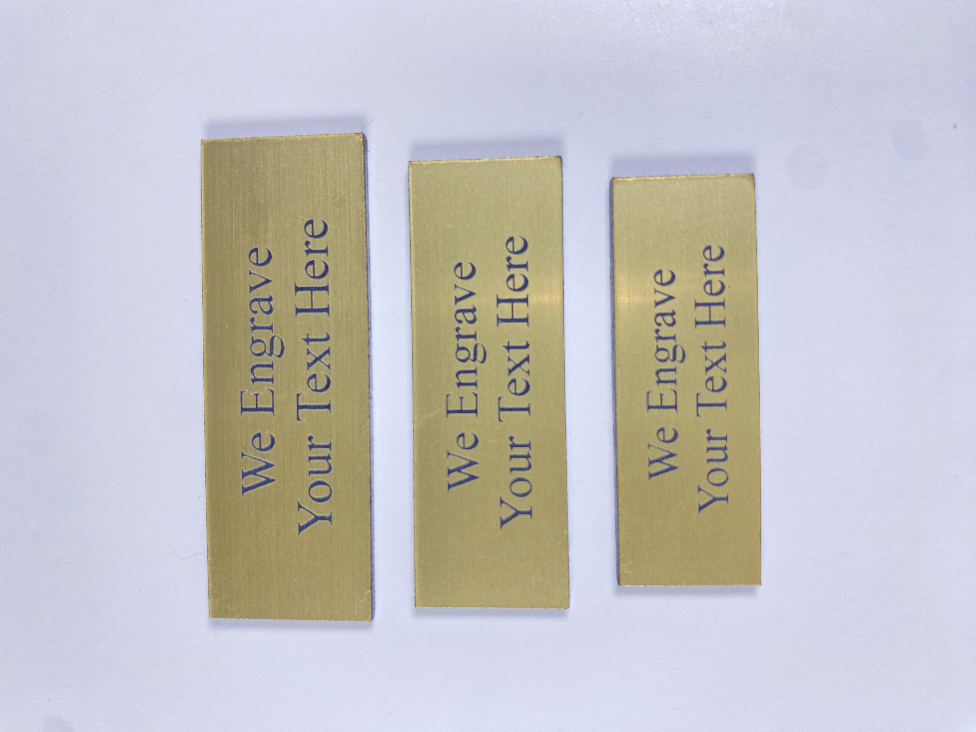 Bronze Lamacoid Tags