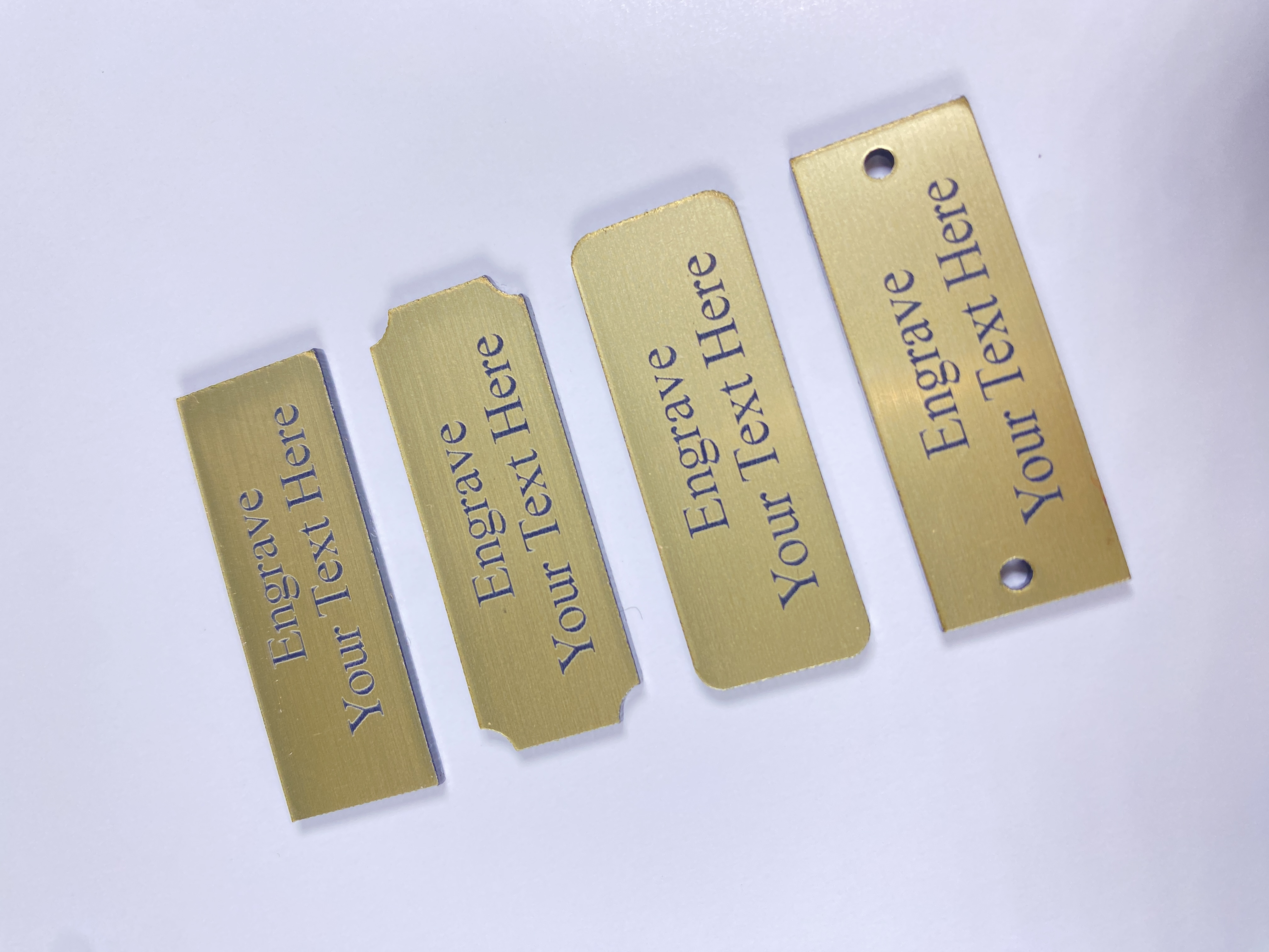 Bronze Lamacoid Tags