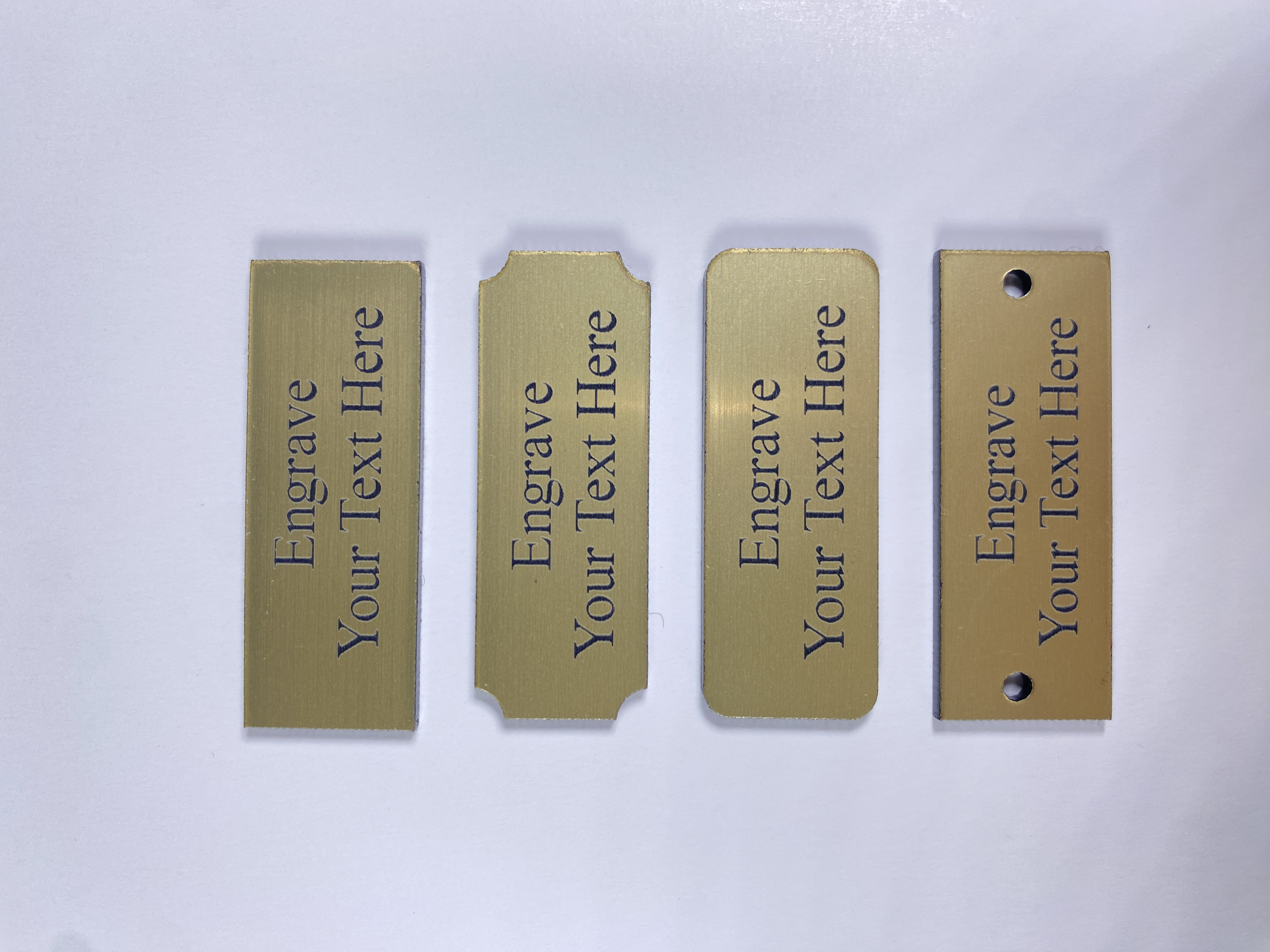 Bronze Lamacoid Tags