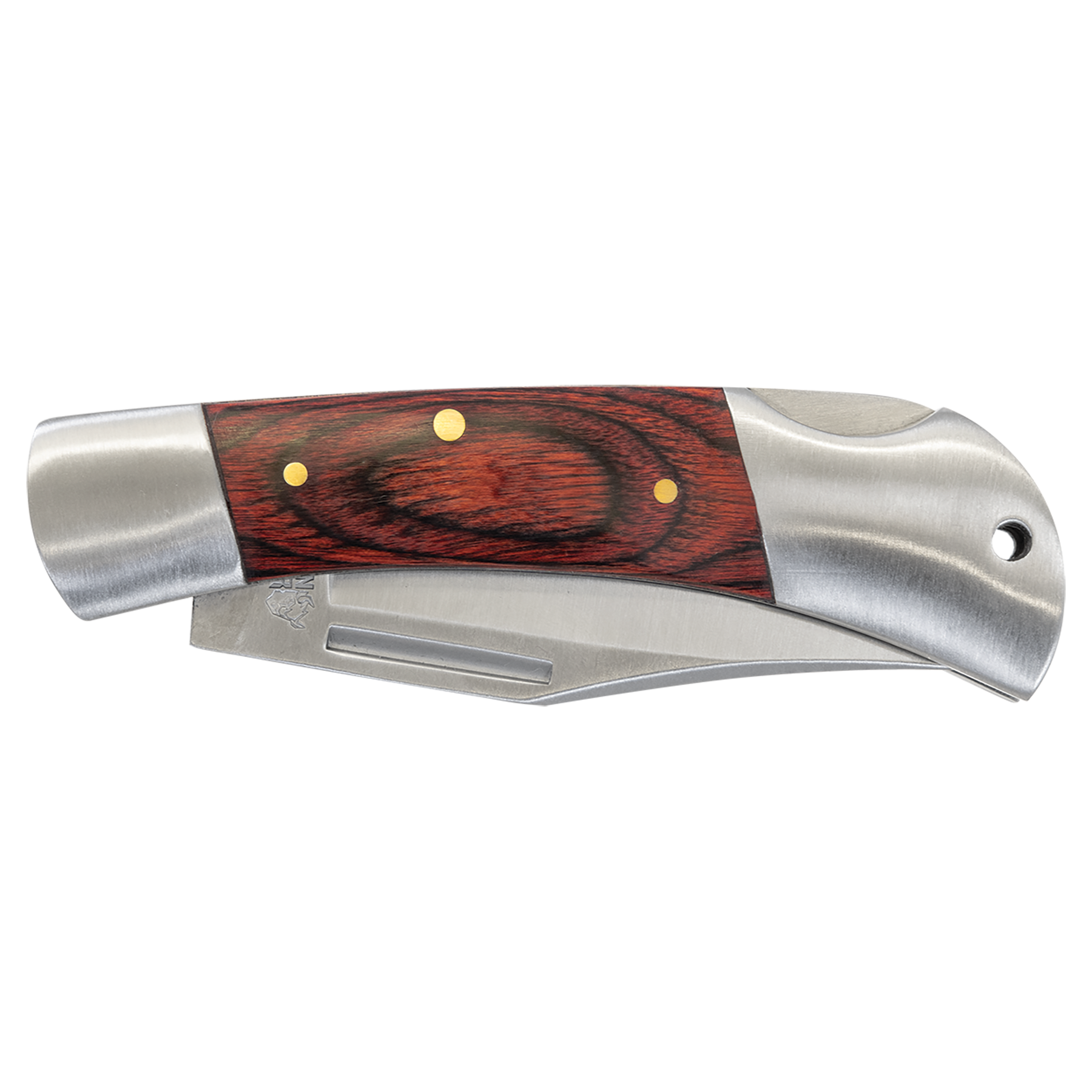 Resin Wood Bison River Knife 
