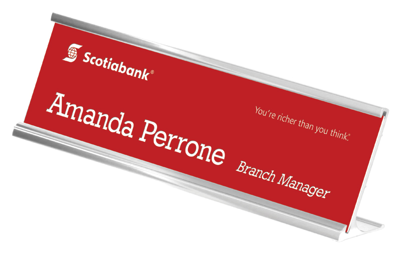 Desk Holder w/ Plate