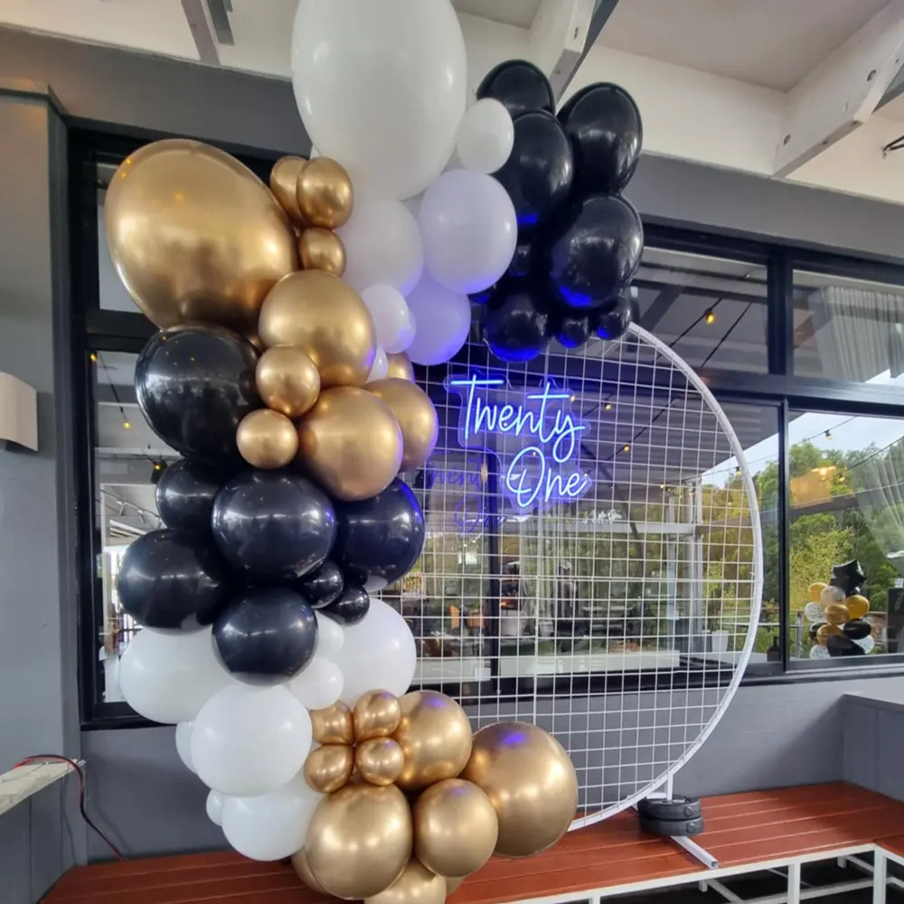 Circle Mesh Backdrop Hire