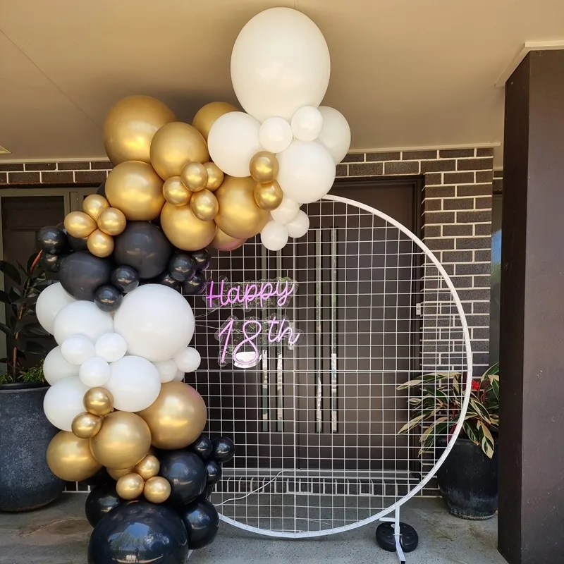 Circle Mesh Backdrop Hire