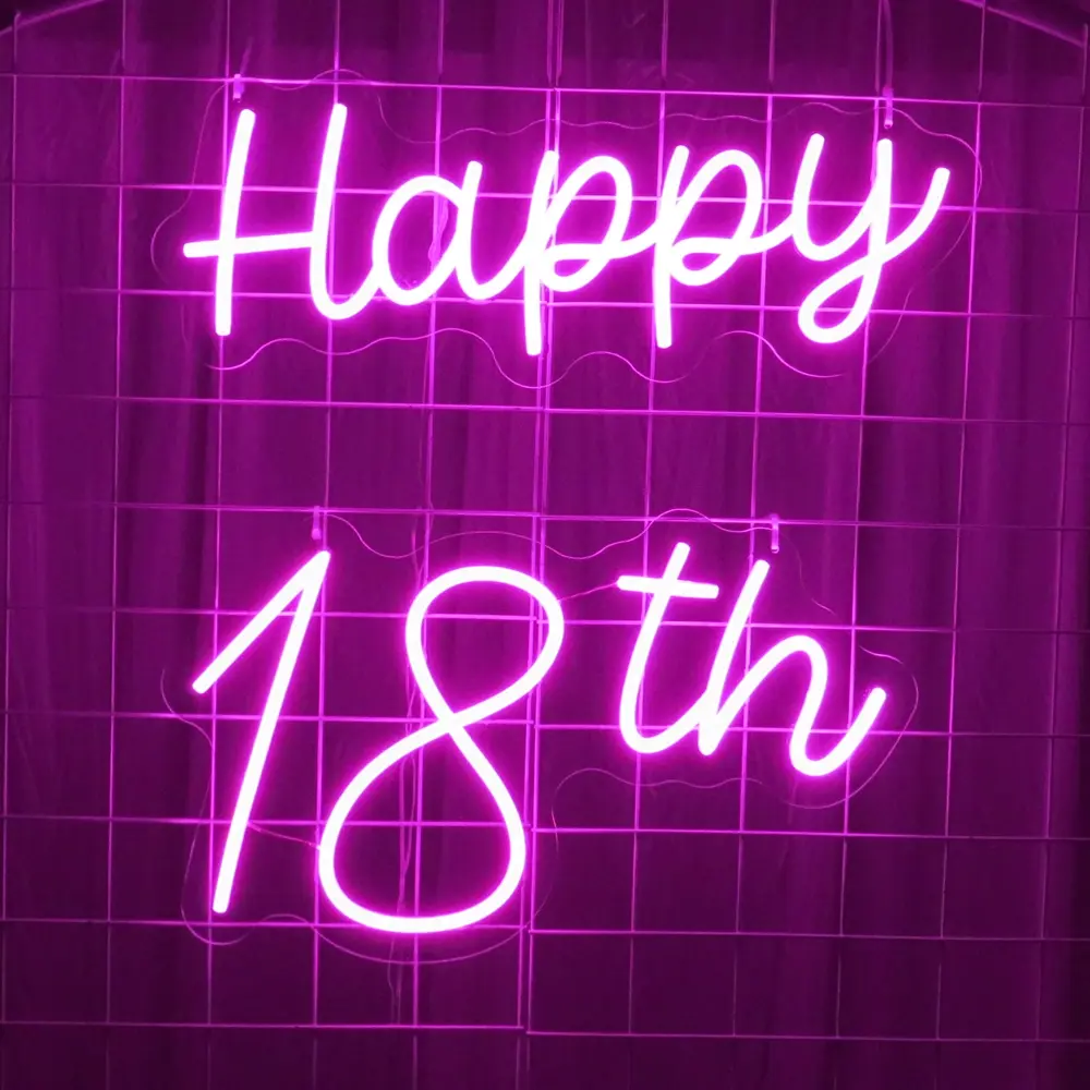 Happy Birthday Neon Sign Hire