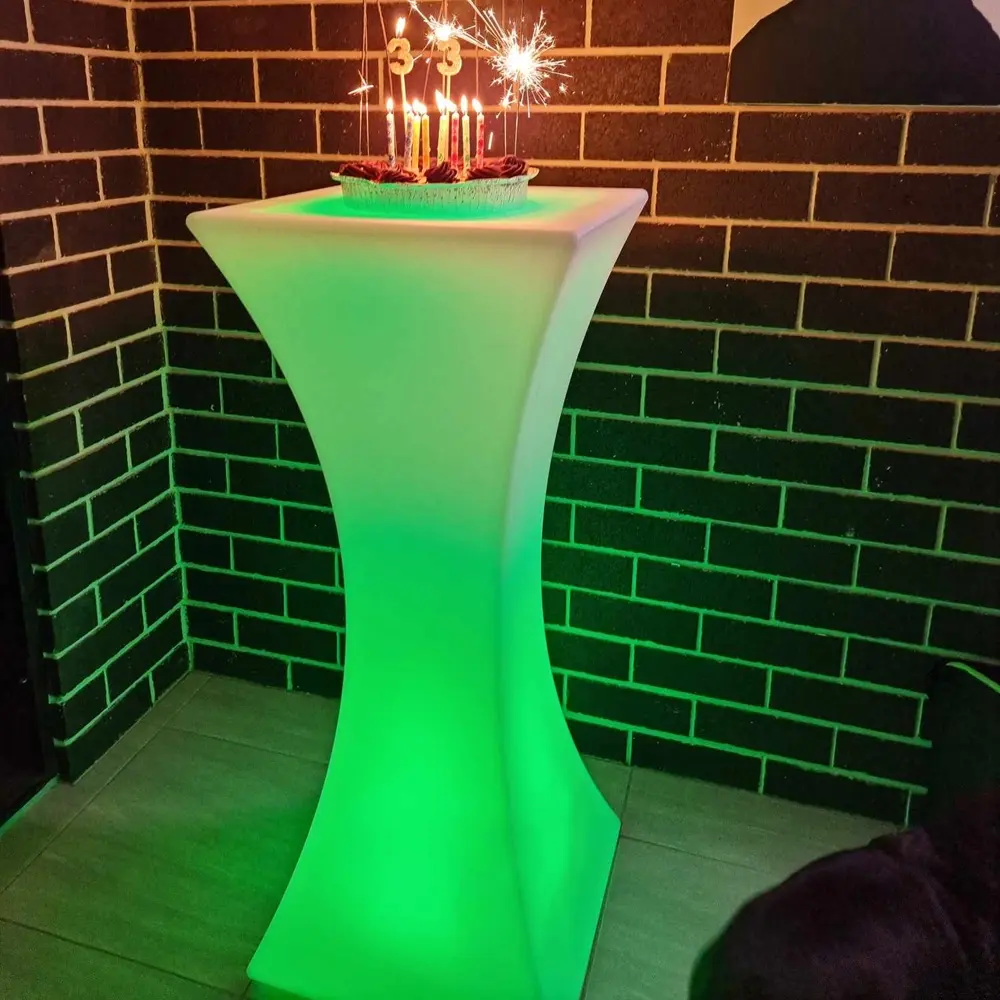 Glow Cocktail Table Hire
