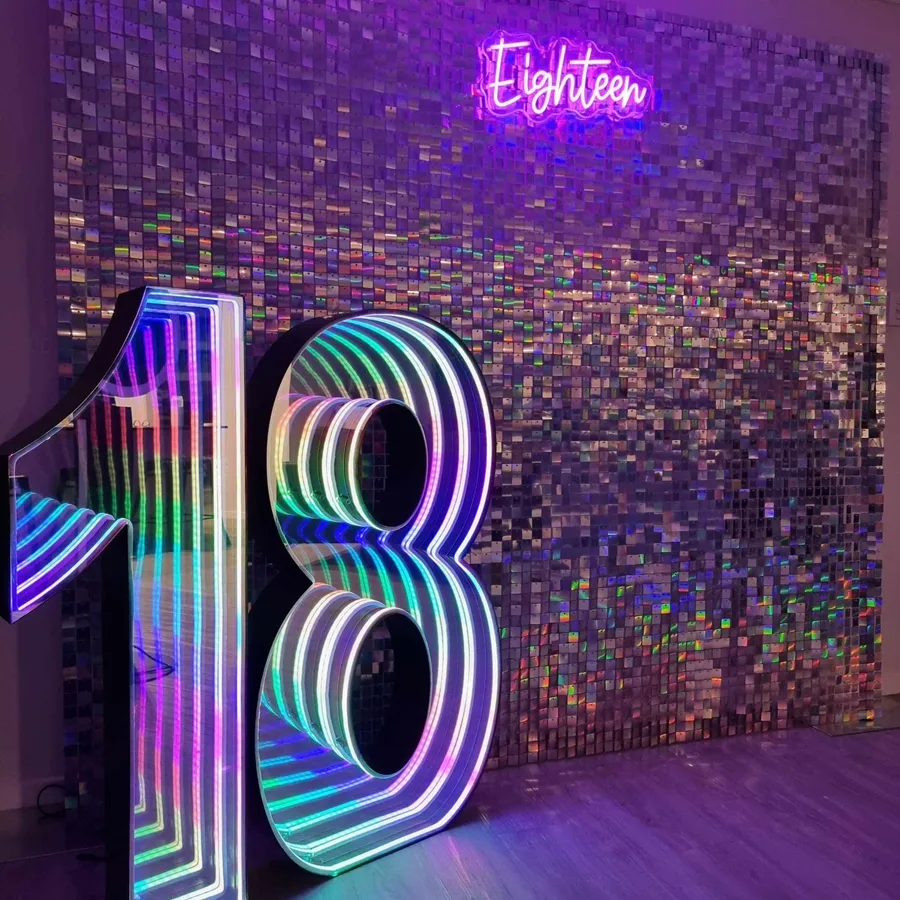 Black Marquee Number 18 Hire