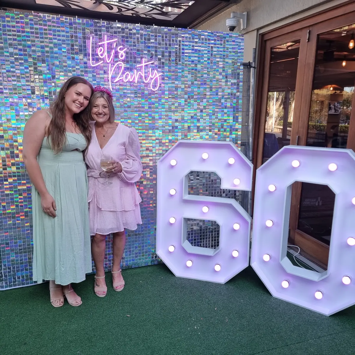 Iridescent Shimmer Wall Hire