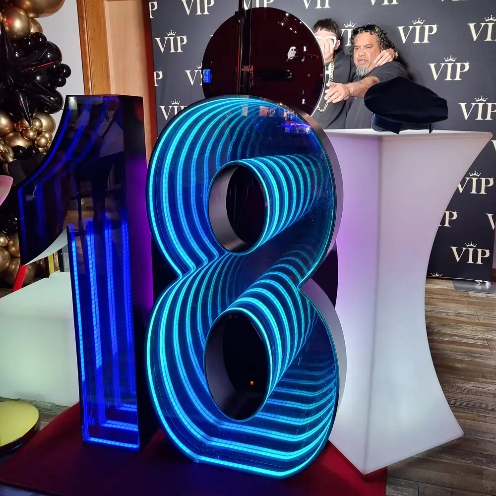 Black Marquee Number 18 Hire