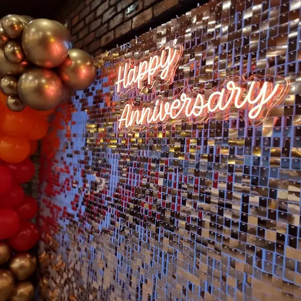 Happy Anniversary Neon Sign Hire