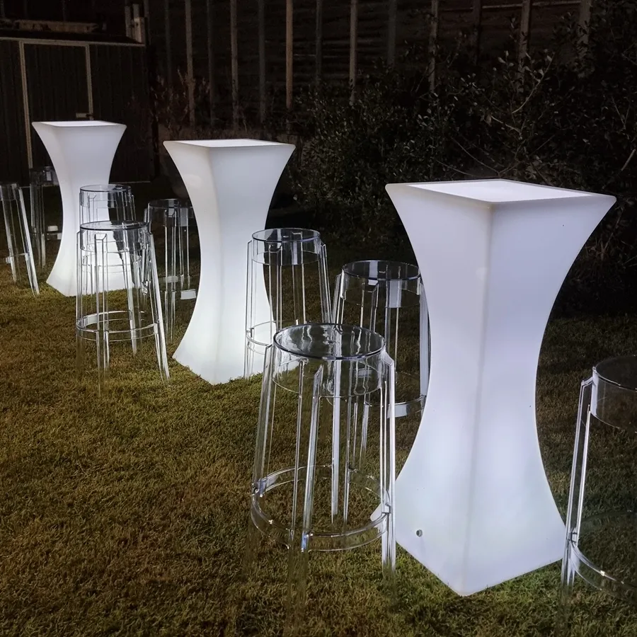 Glow Cocktail Table Hire