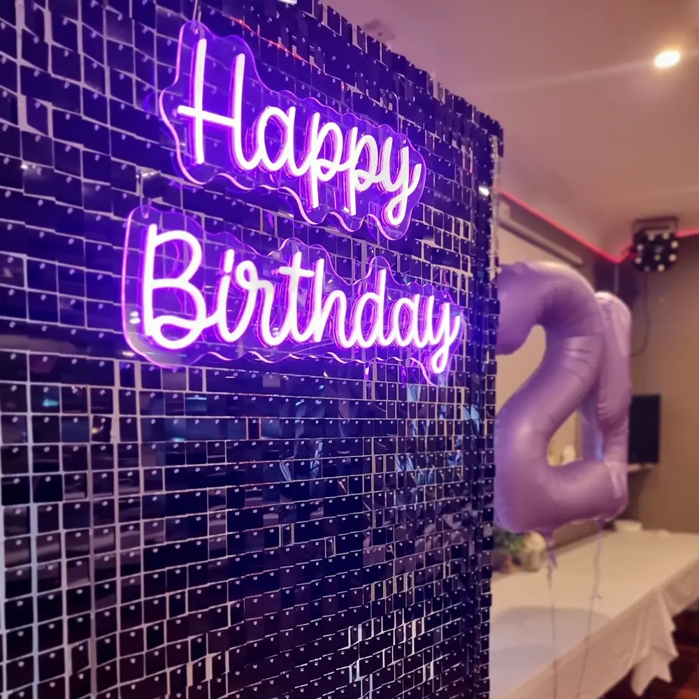 Happy Birthday Neon Sign Hire