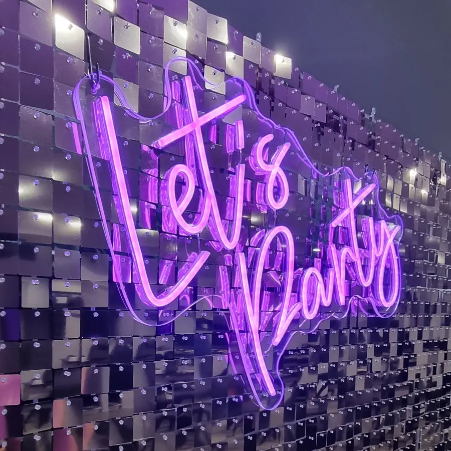 Let’s Party Neon Sign Hire