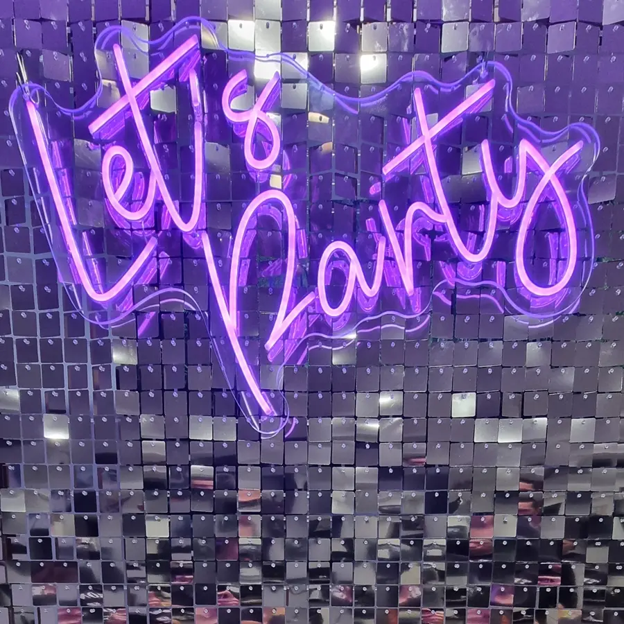 Let’s Party Neon Sign Hire