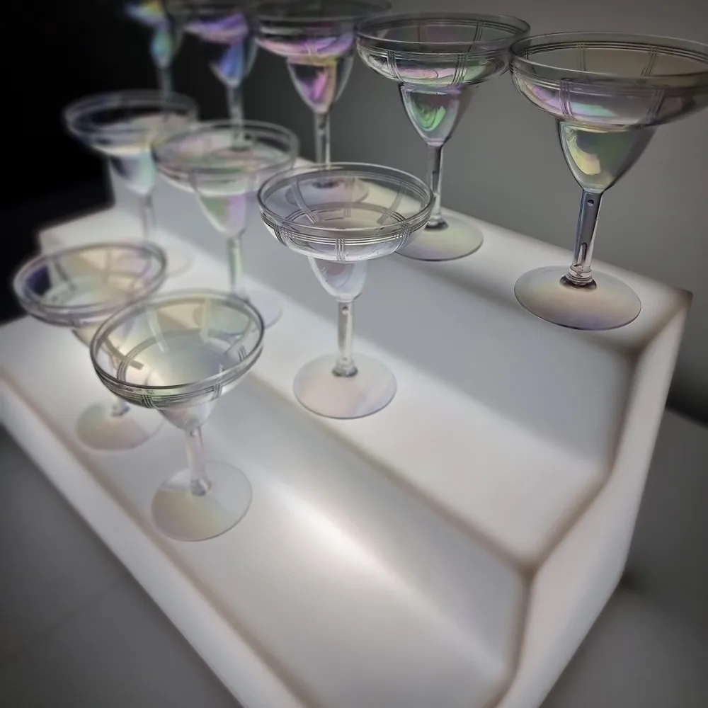 Glow Tiered Display Stand Hire