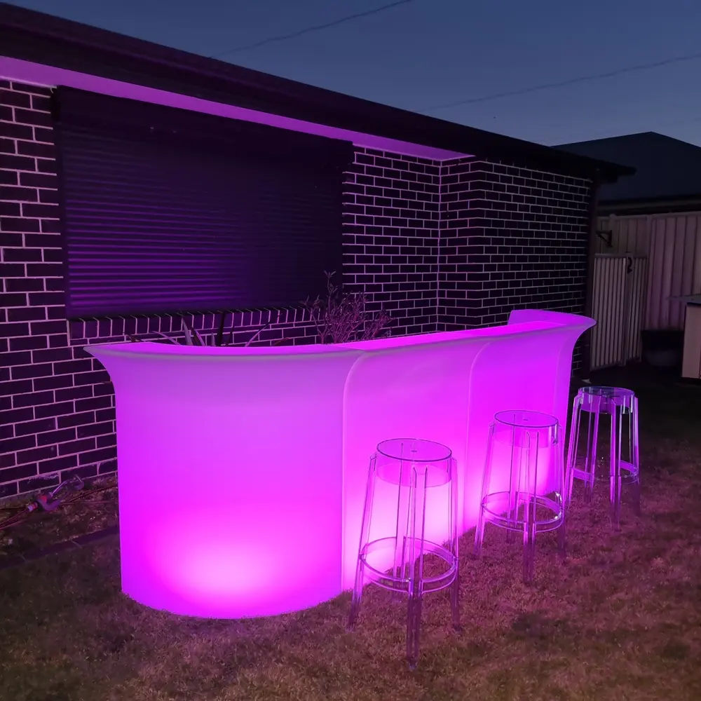 Glow Bar Hire | LED Modular Bar