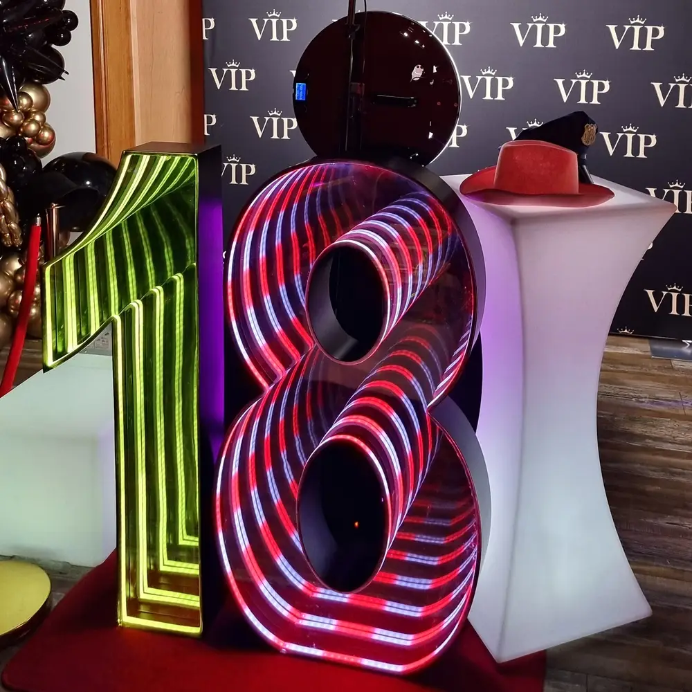 Black Marquee Number 18 Hire