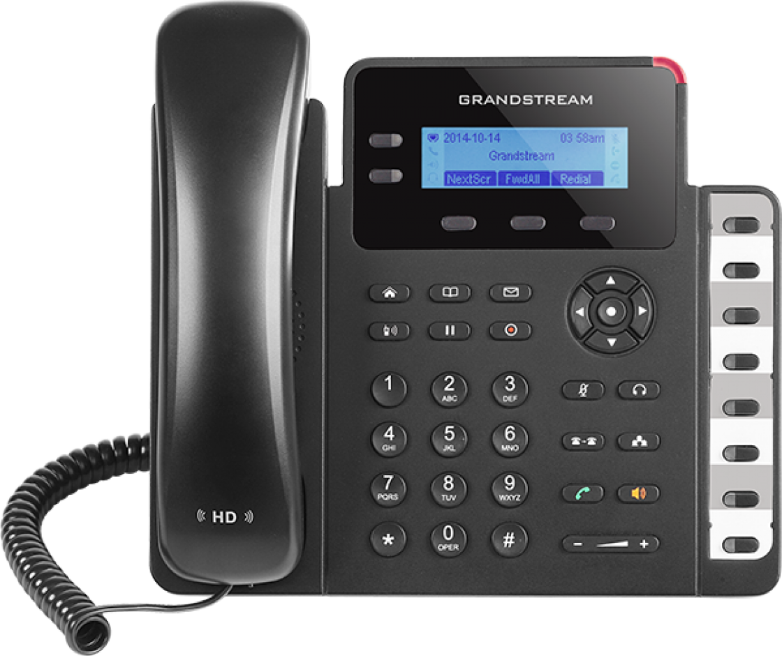 აიპი ტელეფონი Grandstream GXP1628 IP-Phone 2 SIP accounts 2-lines, 8-BLF, Gigabit port